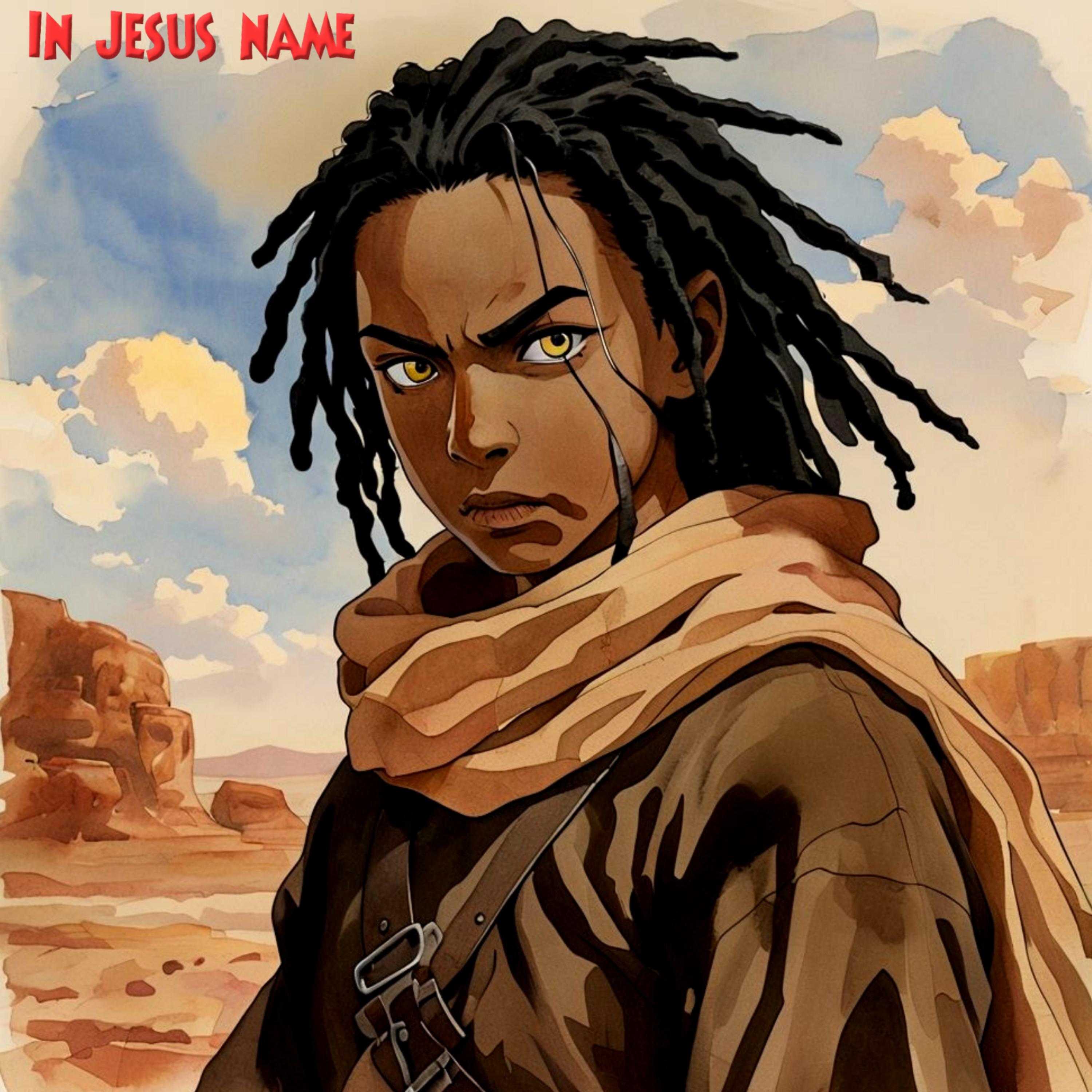 In Jesus name artwork