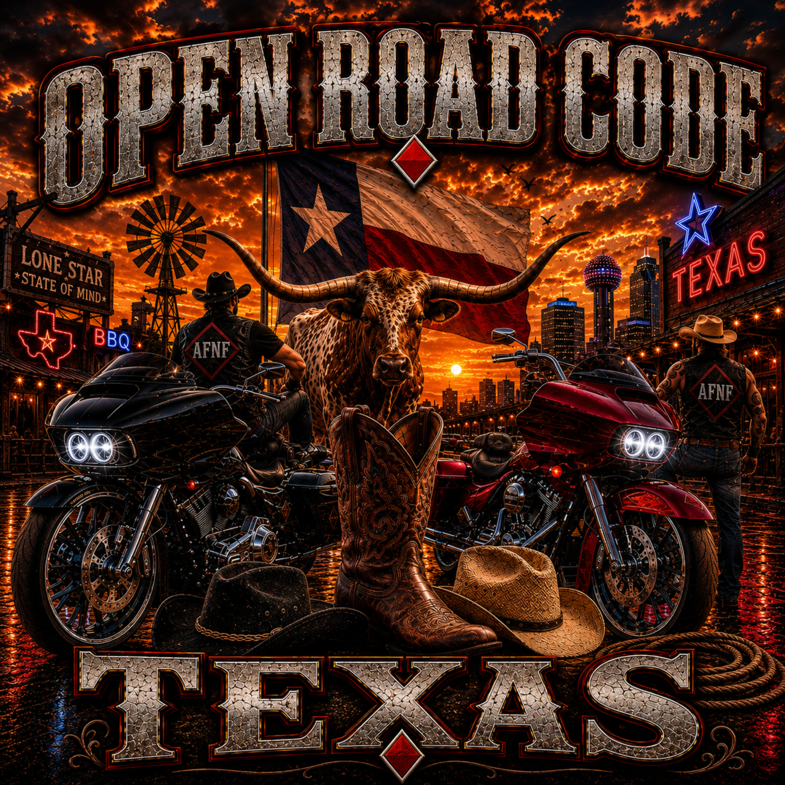 Open Road Code (Texas) by Butterfly Beast or Barbie cover art
