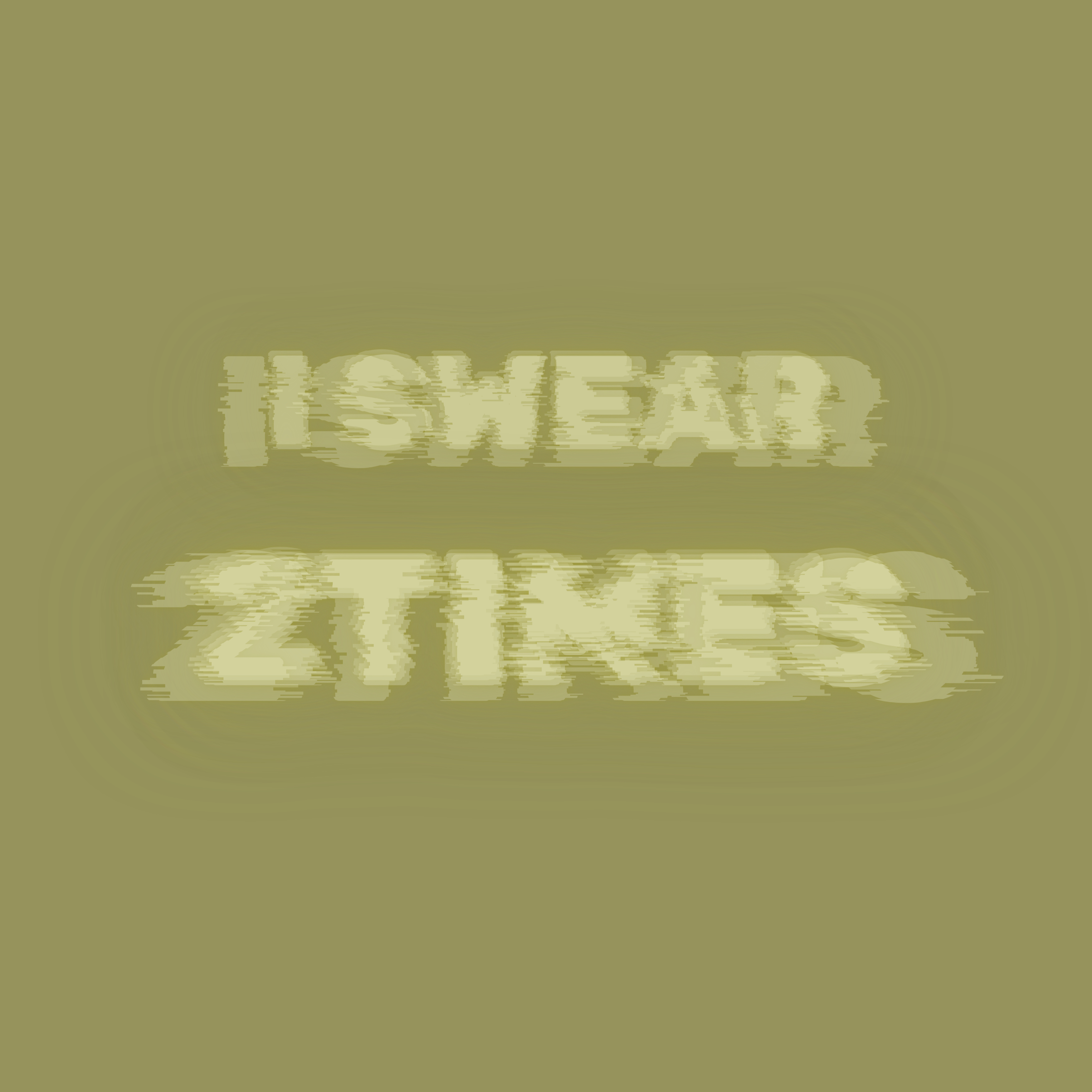 I SWEAR artwork
