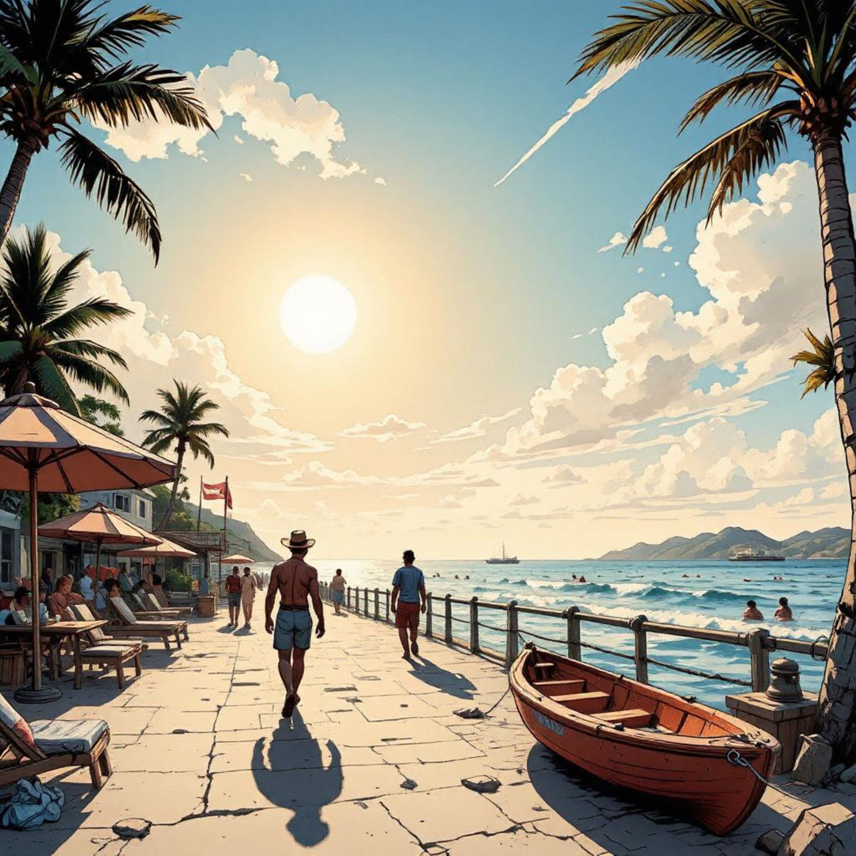Seaside artwork