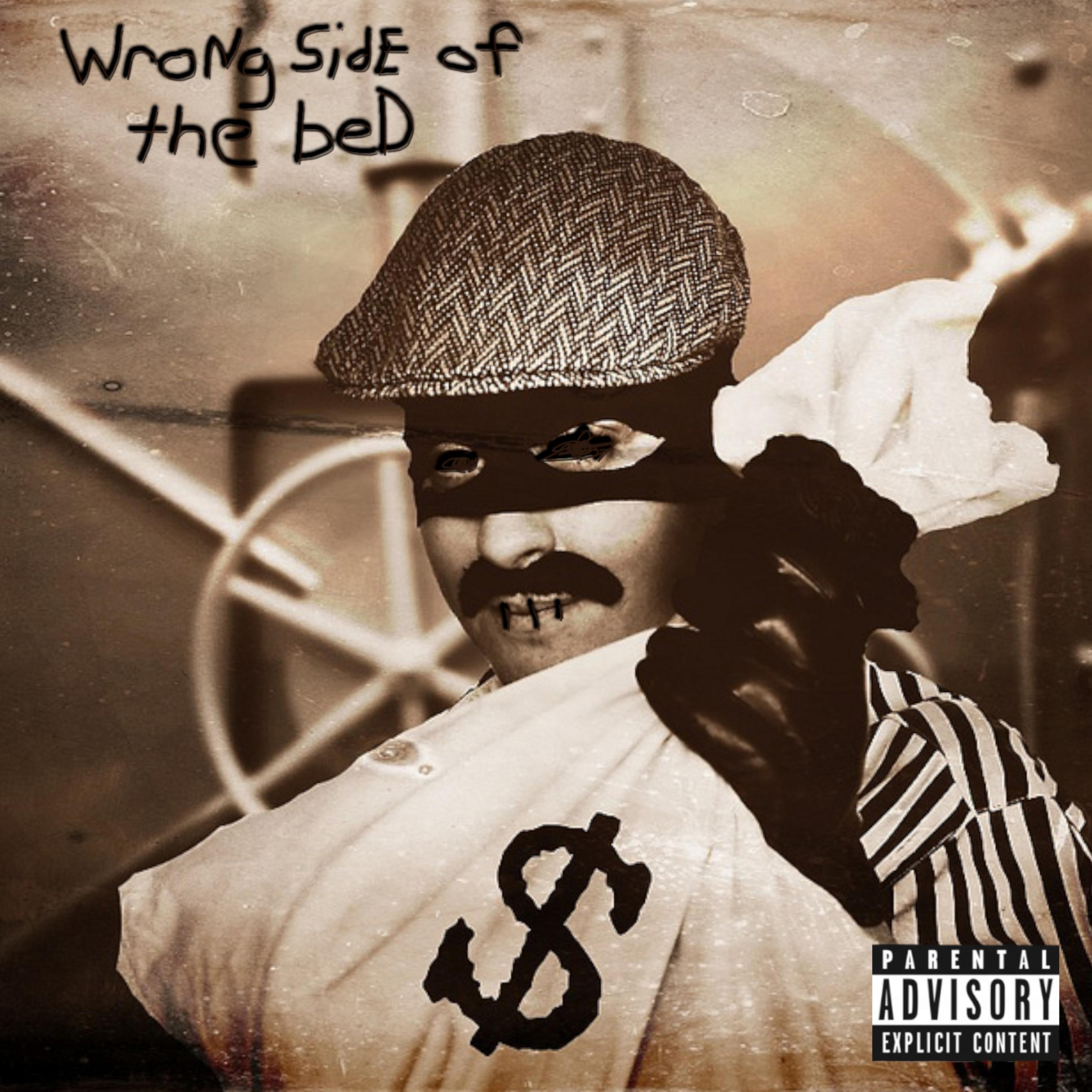 wrong side of the bed artwork