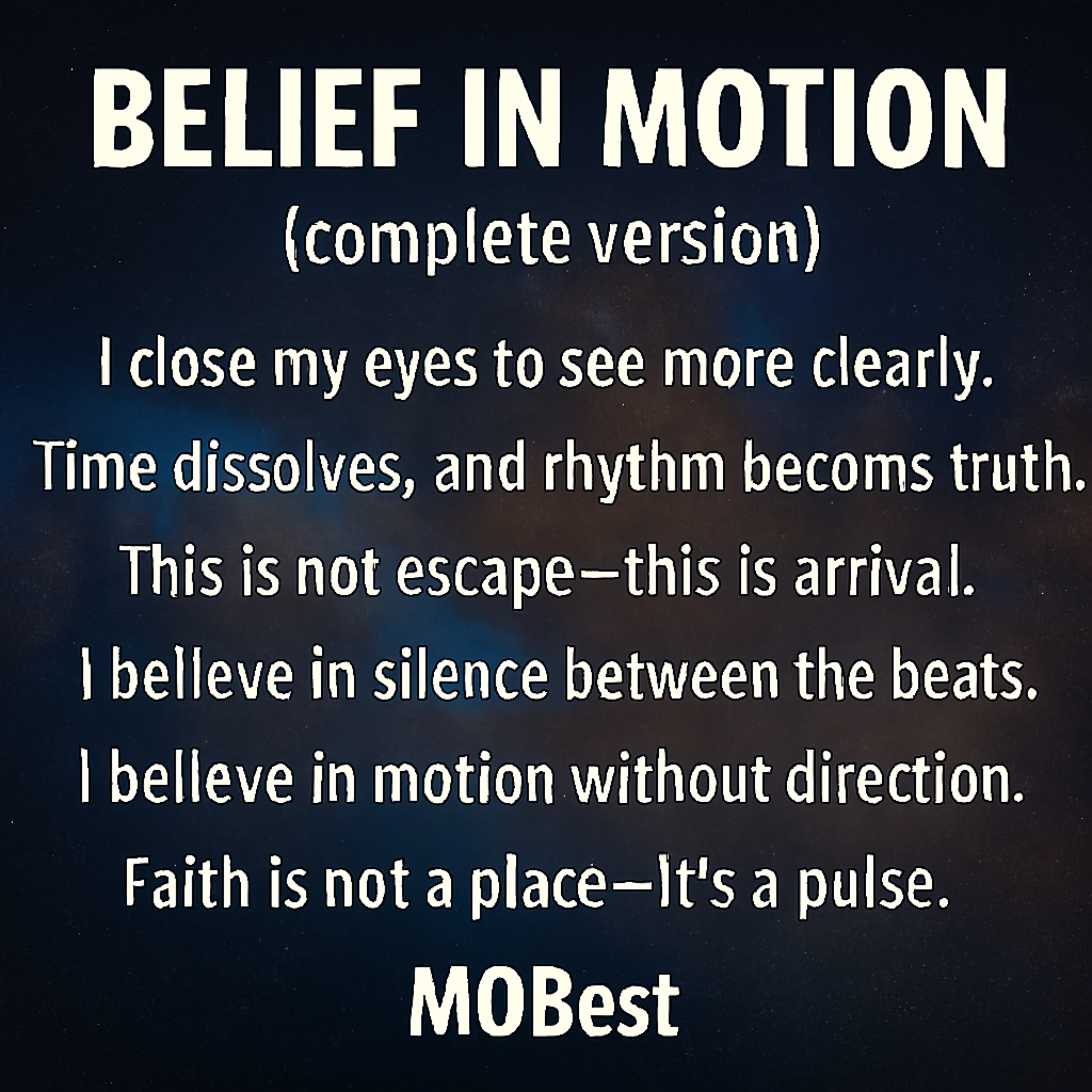 Belief in Motion (complete) artwork