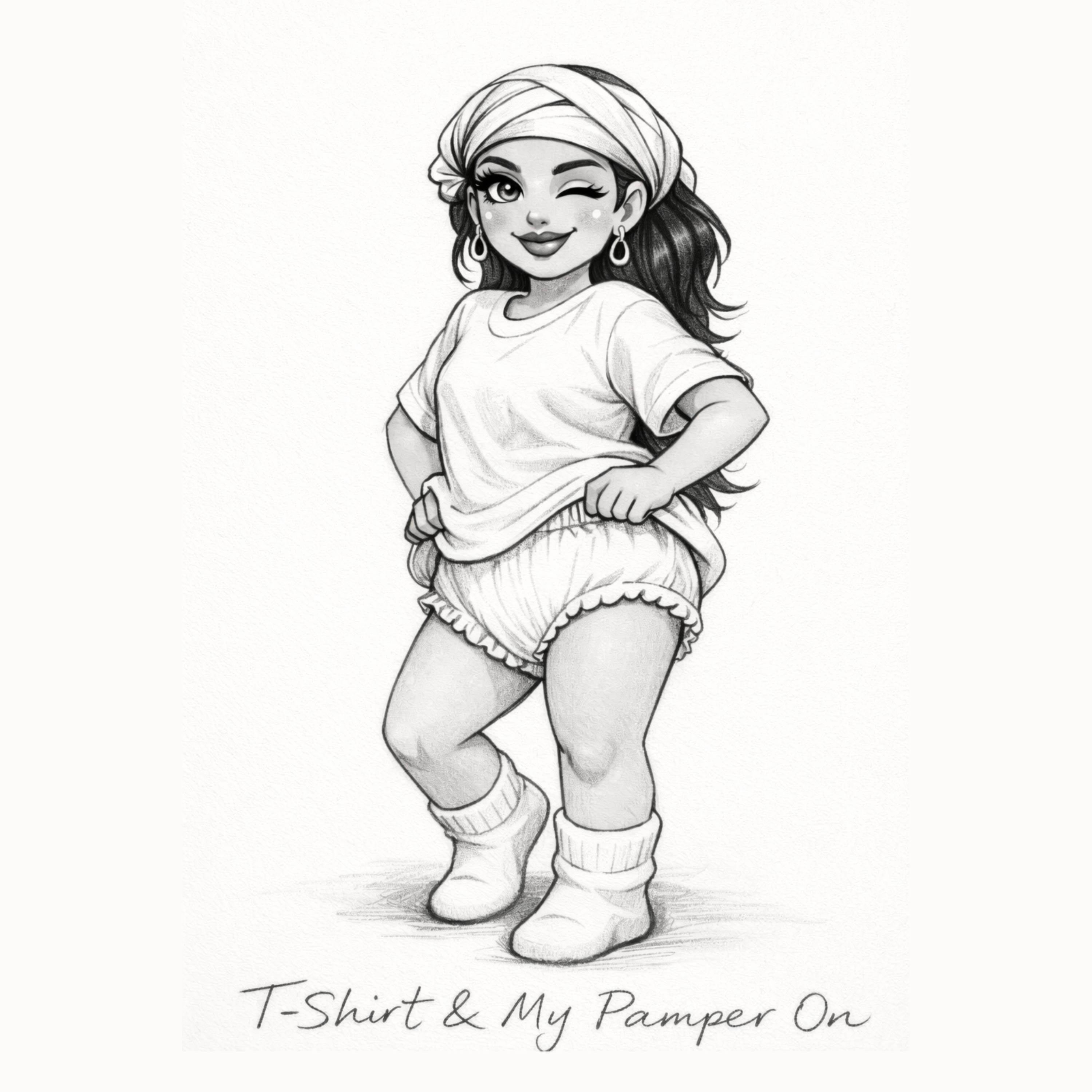 T-Shirt & My Pamper On artwork