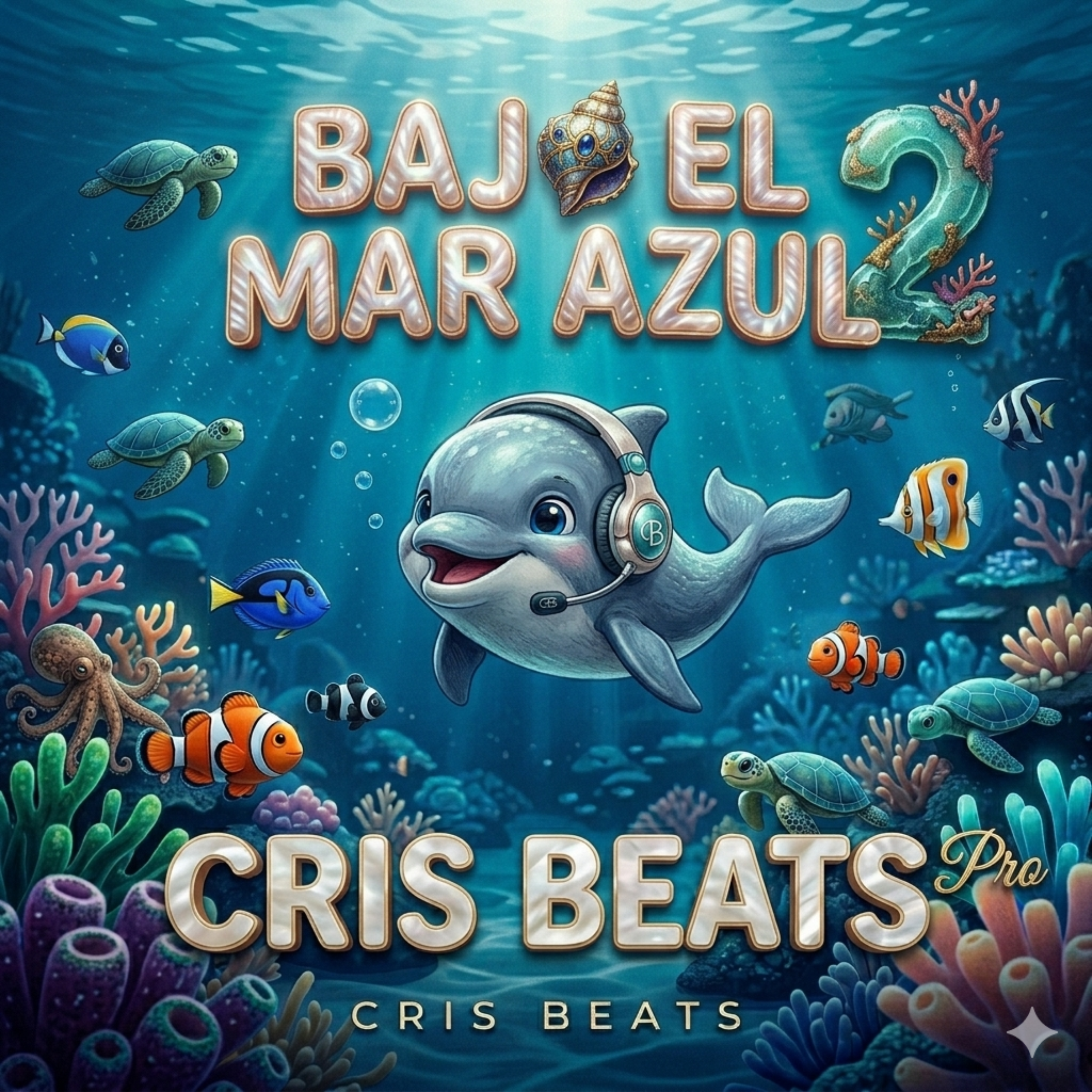 Bajo el Mar Azul 2 by Cris Beats cover art