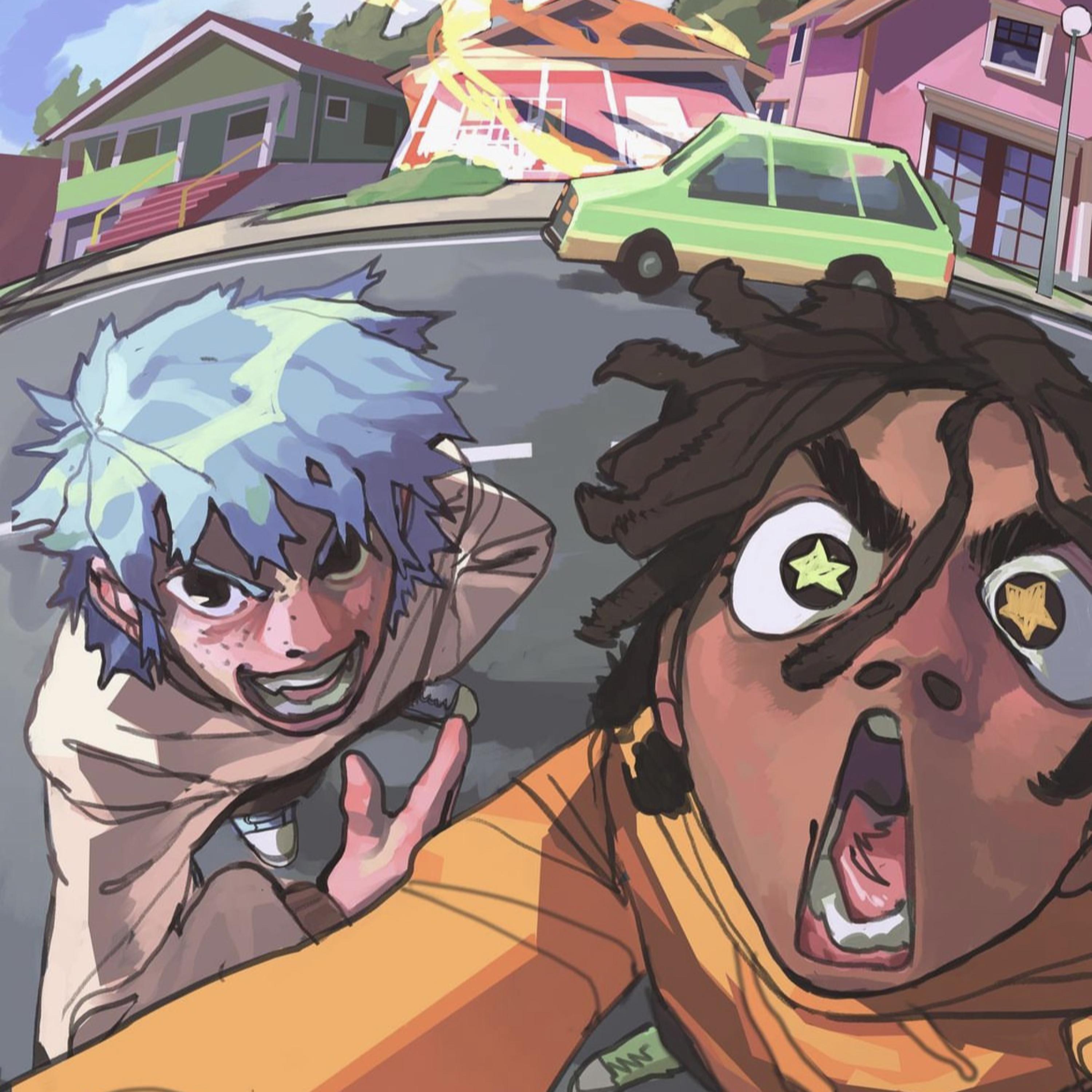 going up artwork