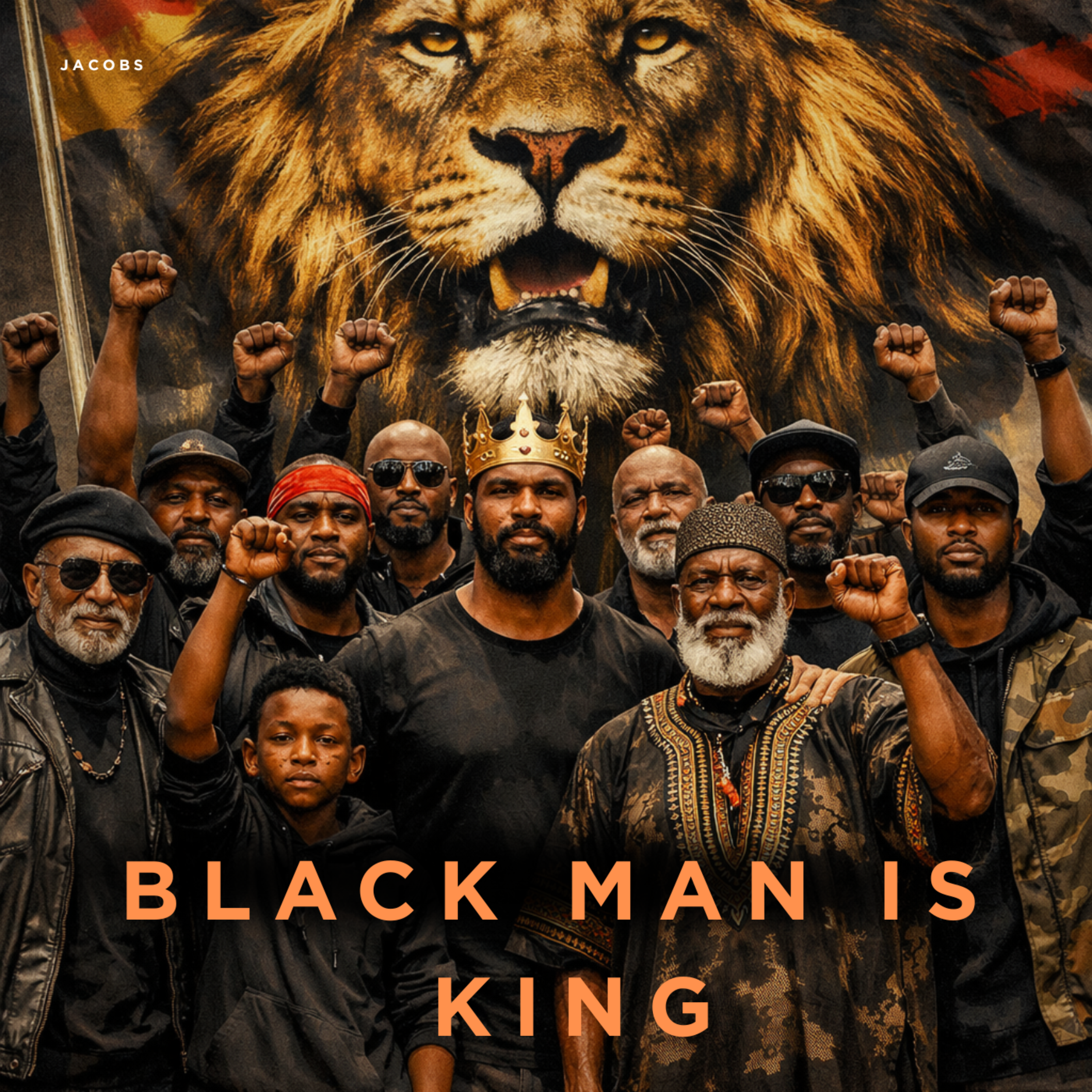 Black Man Is King by Jacobs cover art