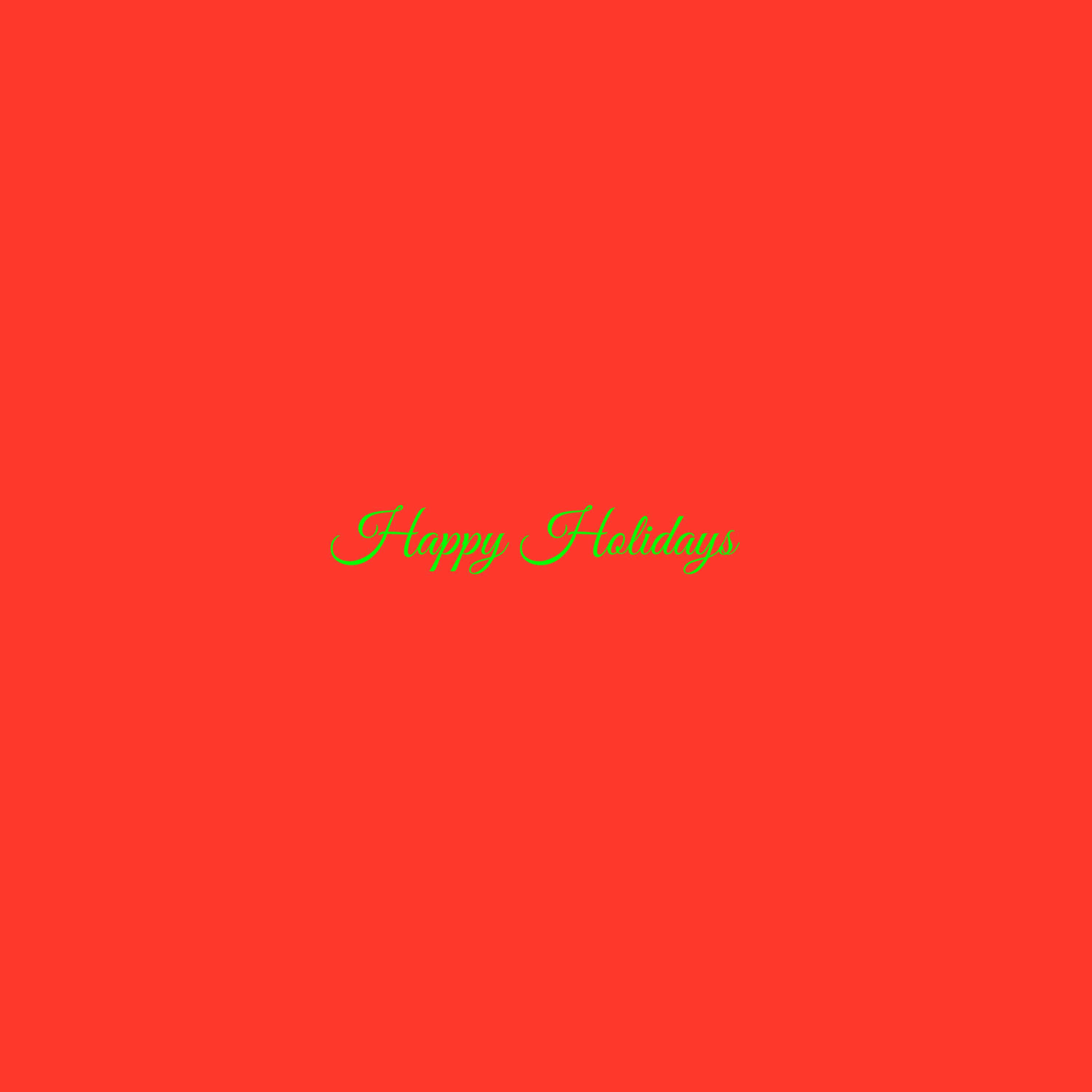 Holidays artwork