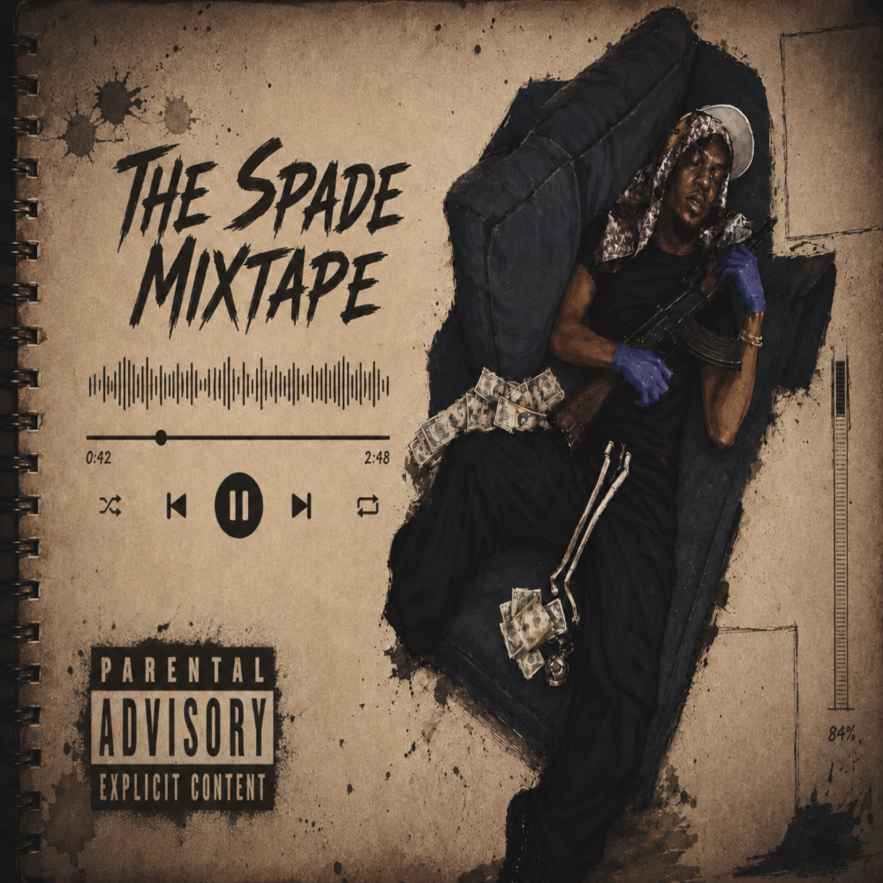 THE SPADE MIXTAPE by LA8 Official cover art