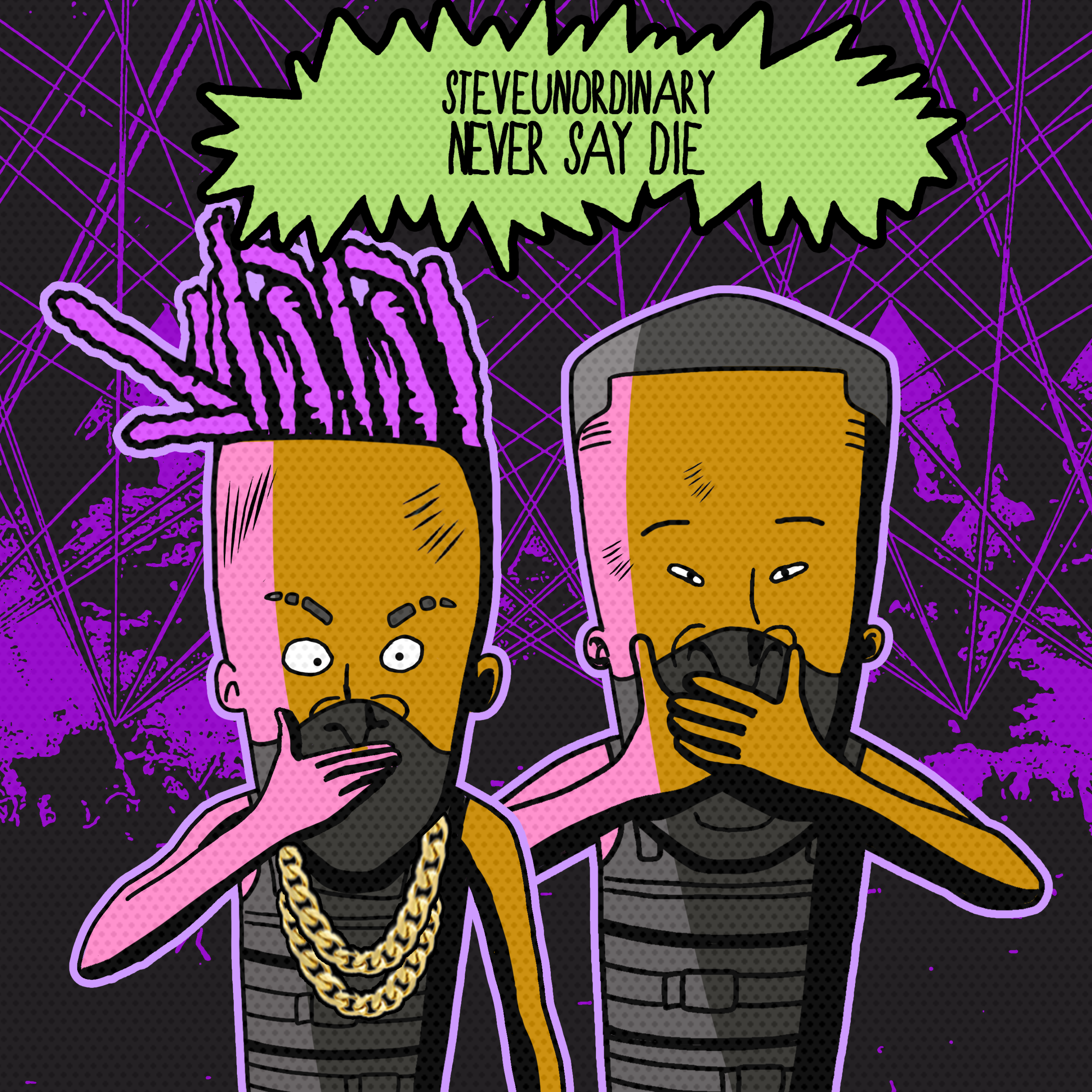 Never Say Die artwork