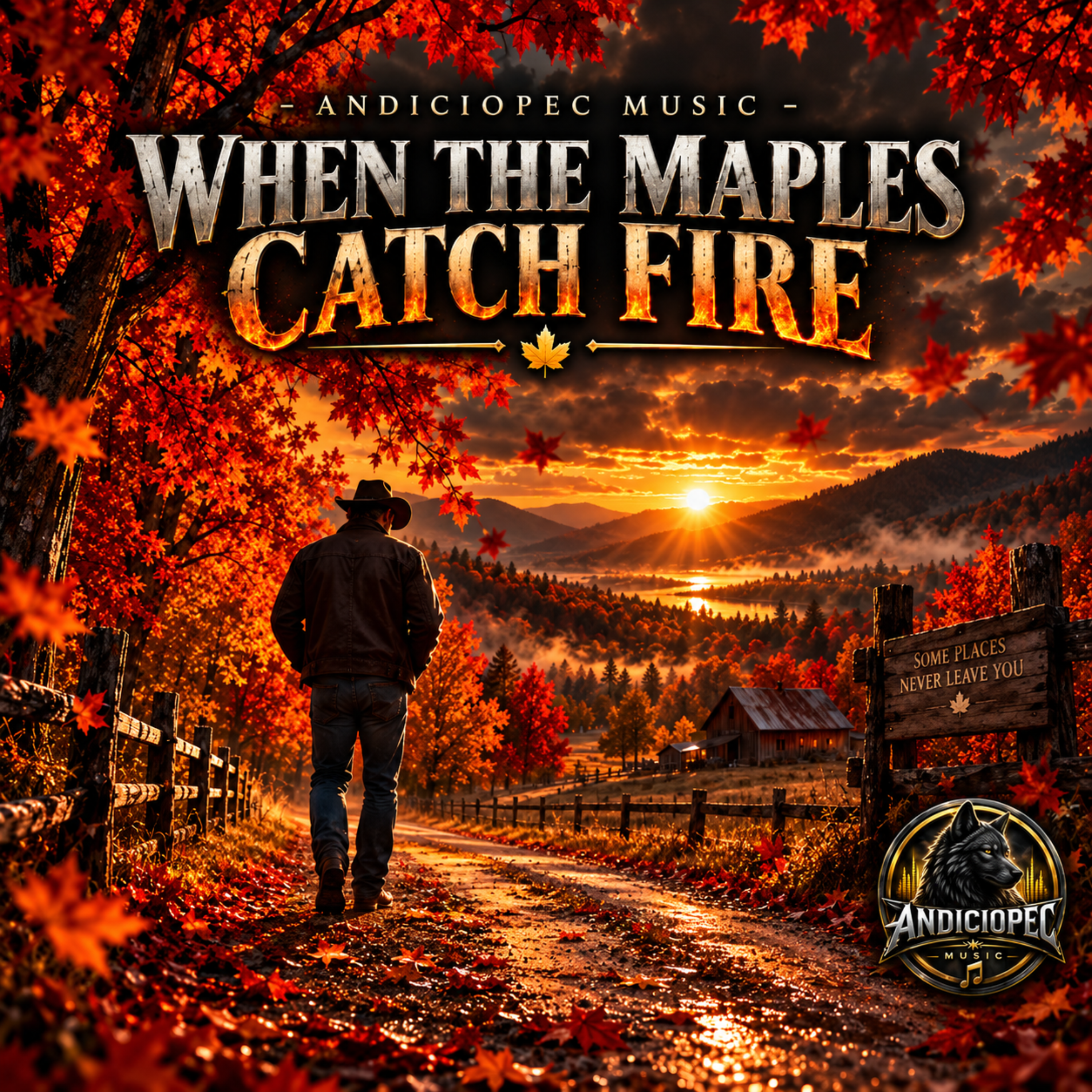 When the Maples Catch Fire by Andiciopec Music cover art