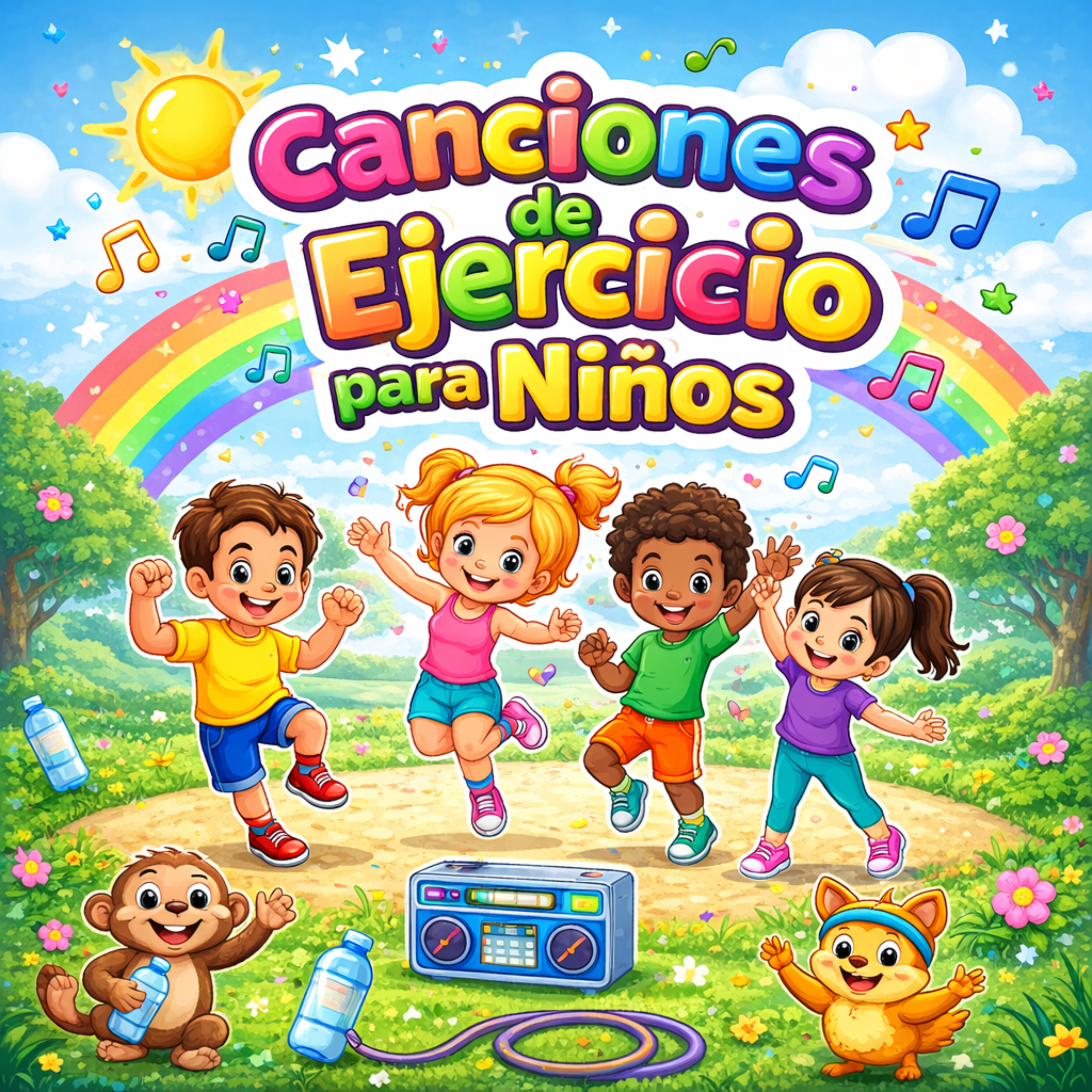 Canciones De Ejercicio Para Niños artwork