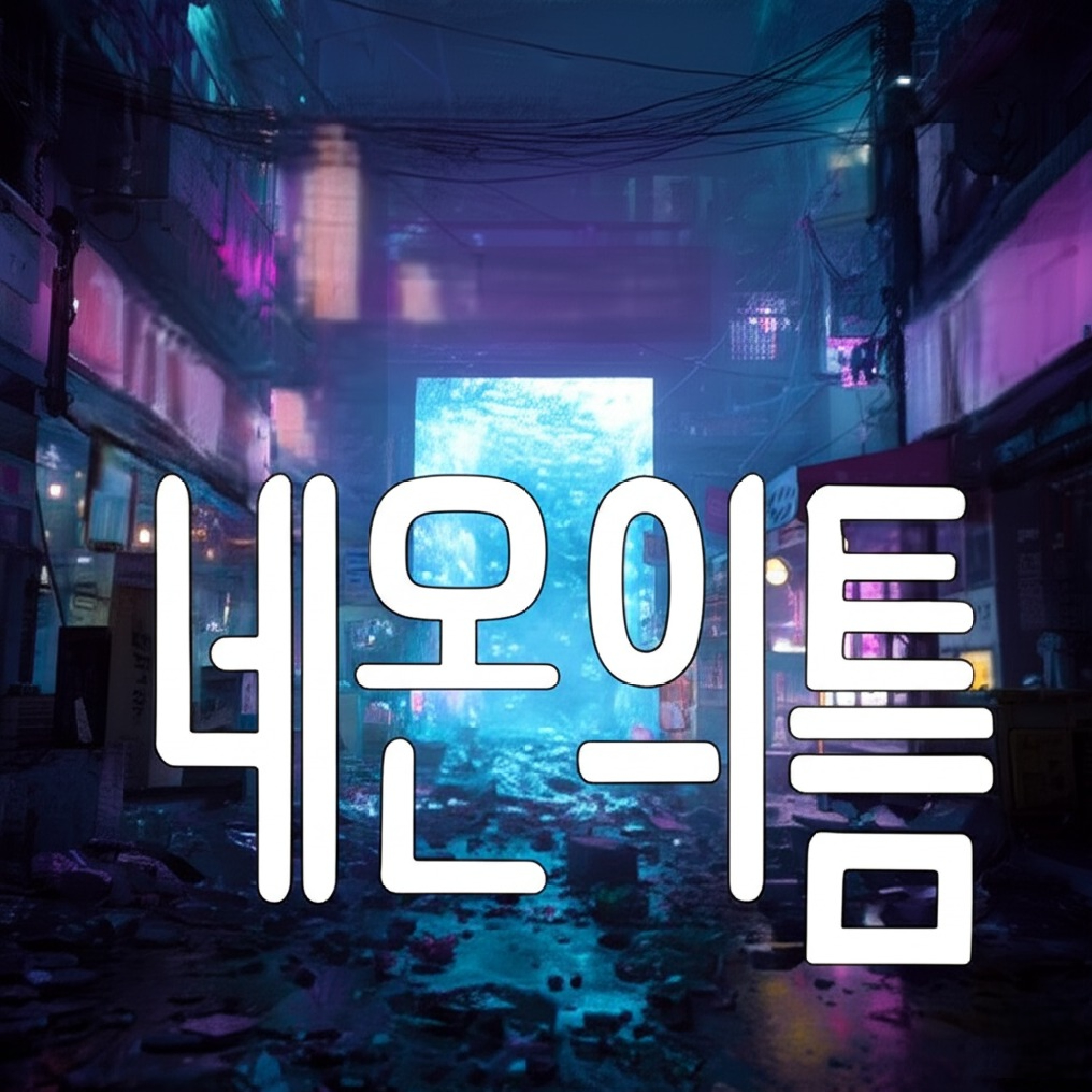 네온의 틈 artwork