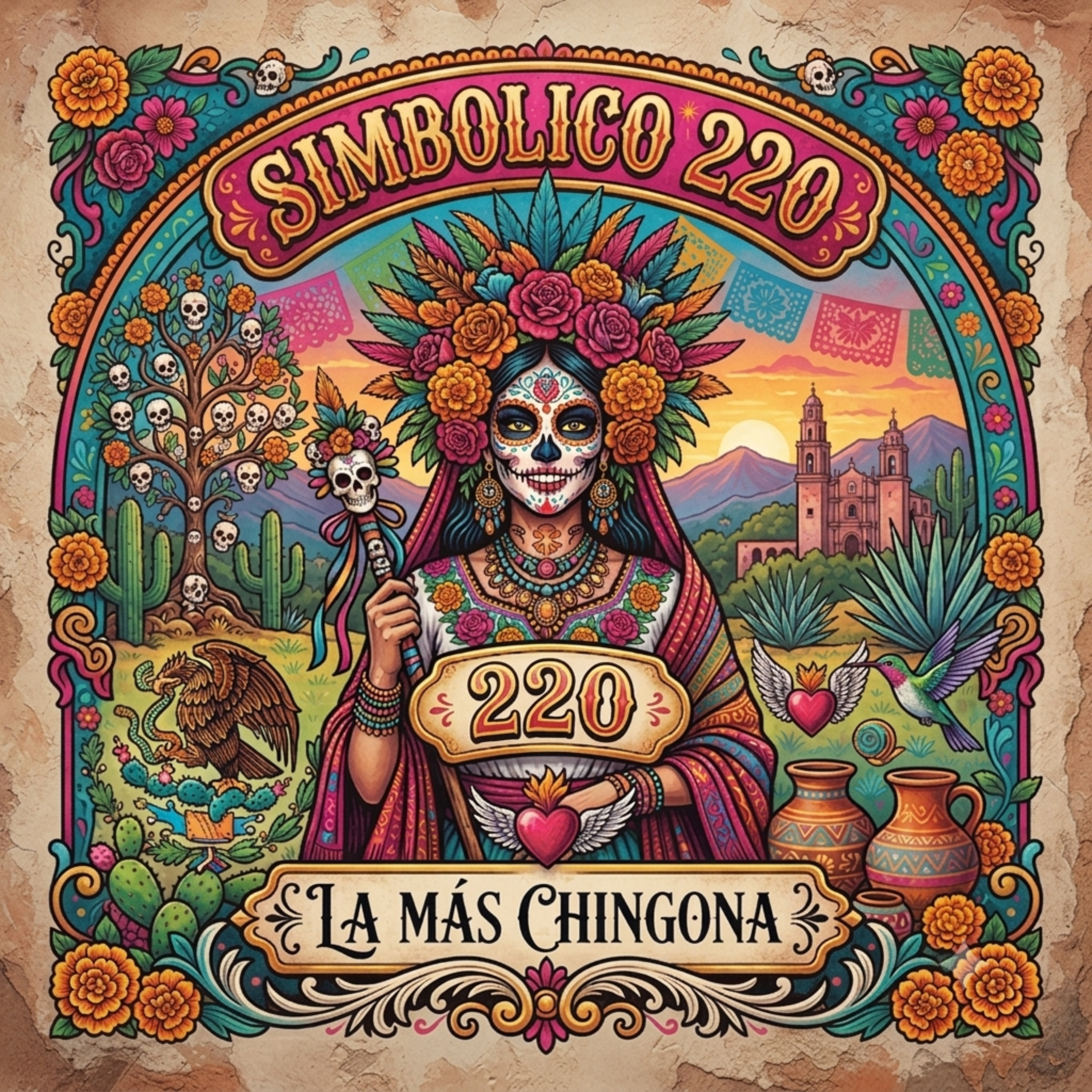 la mas chingona by simbolico220 cover art
