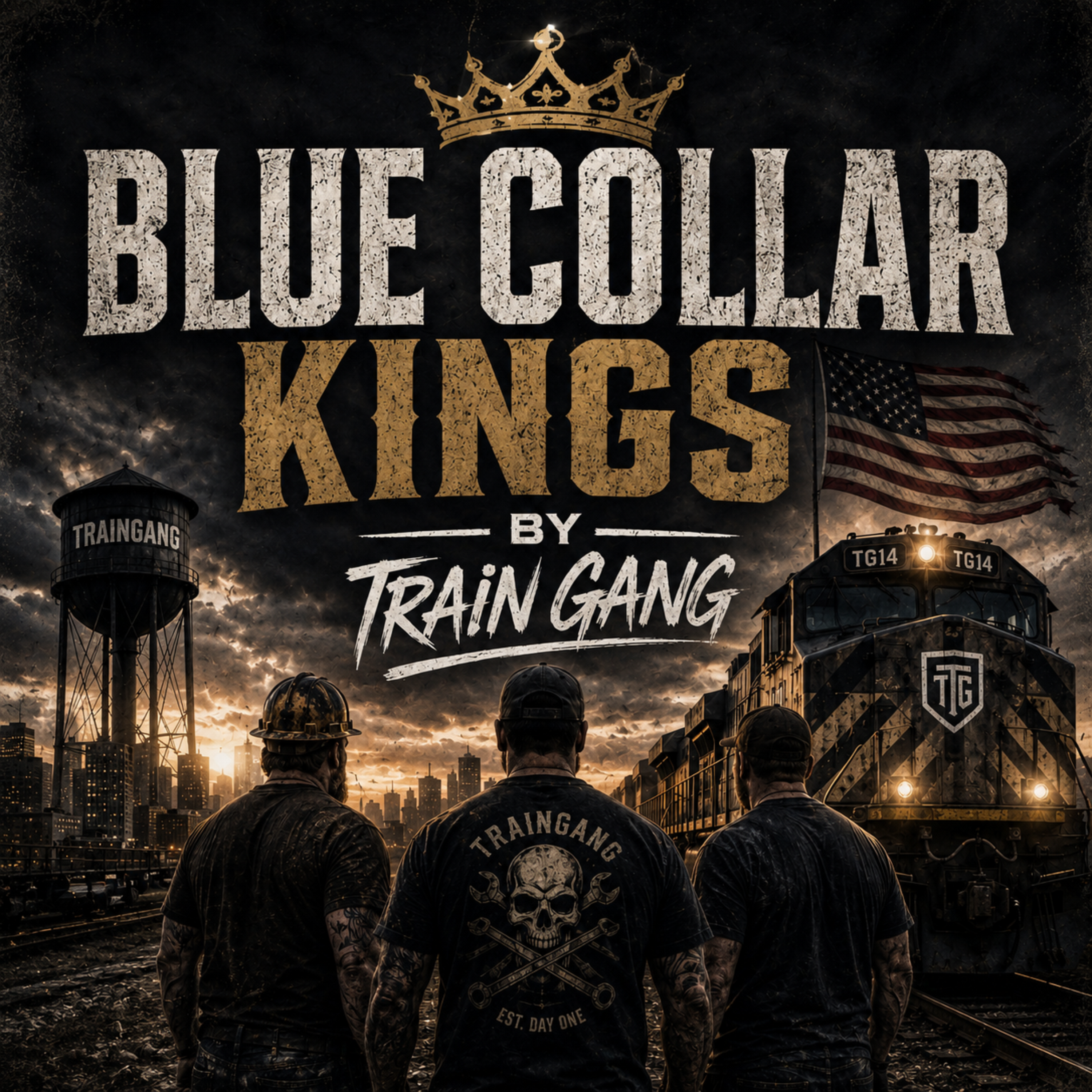 Blue Collar Kings by TrainGang cover art