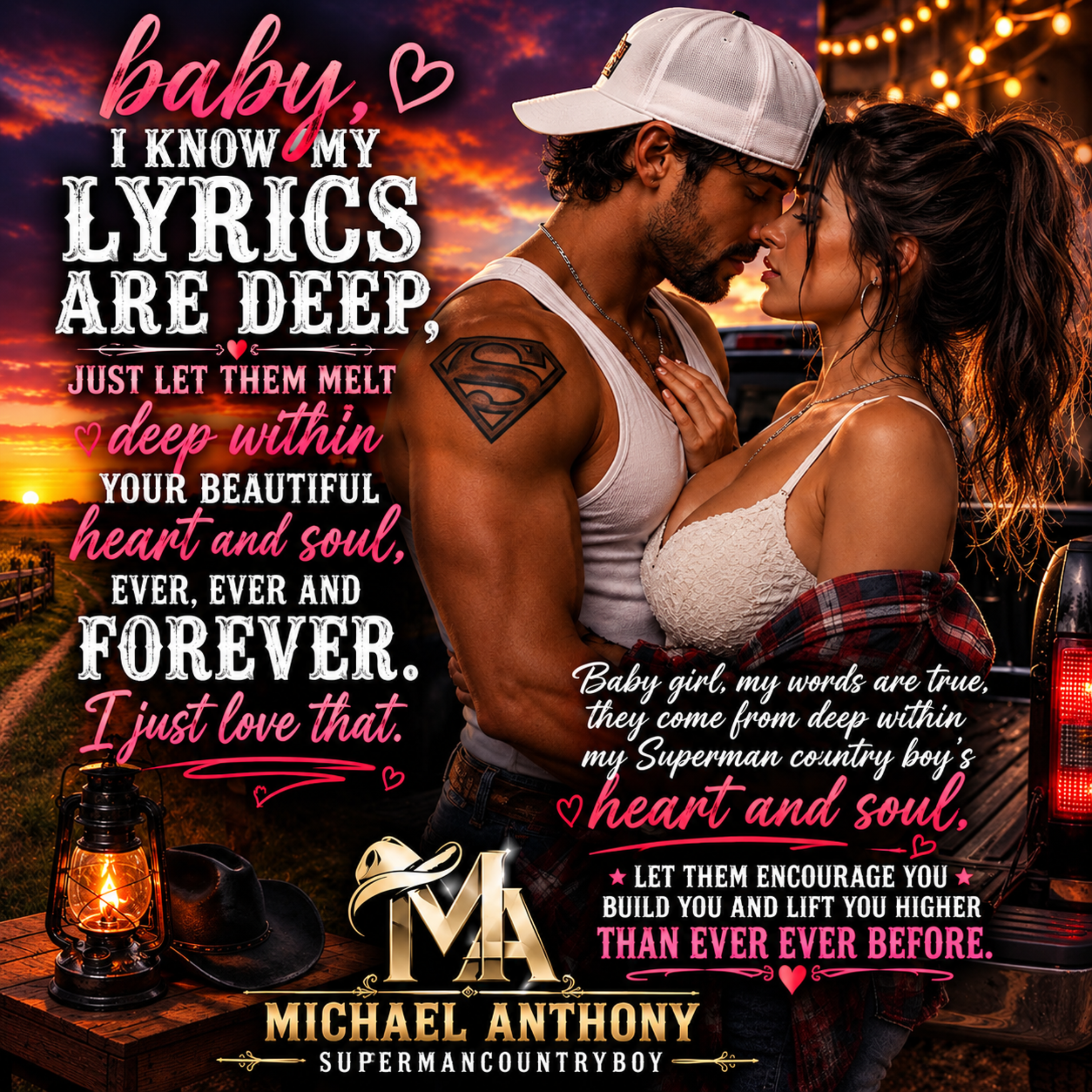 Baby, I Know My Lyrics Are Deep by Michael Anthony SupermanCountryboy cover art