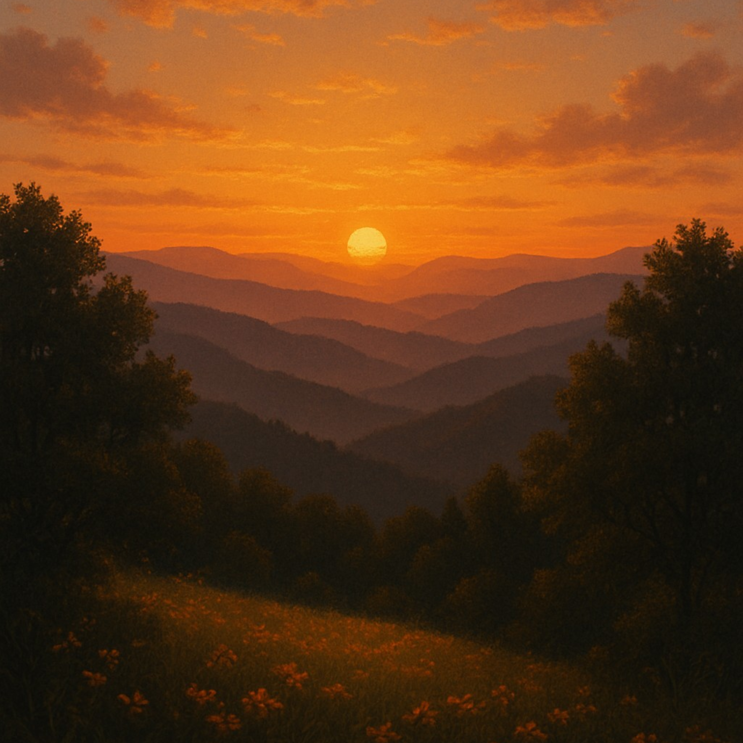 Sunset Over Appalachia artwork