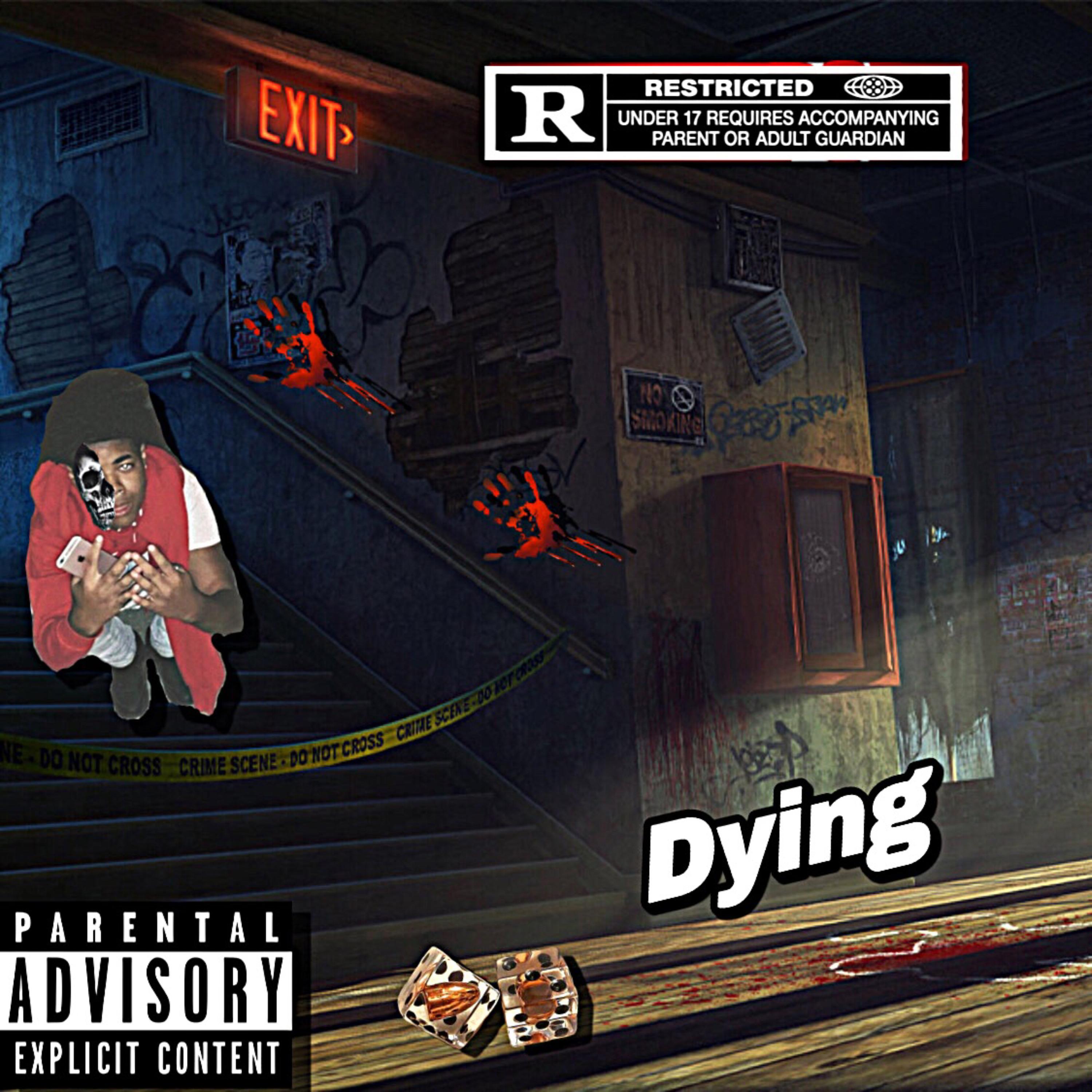 Dying artwork