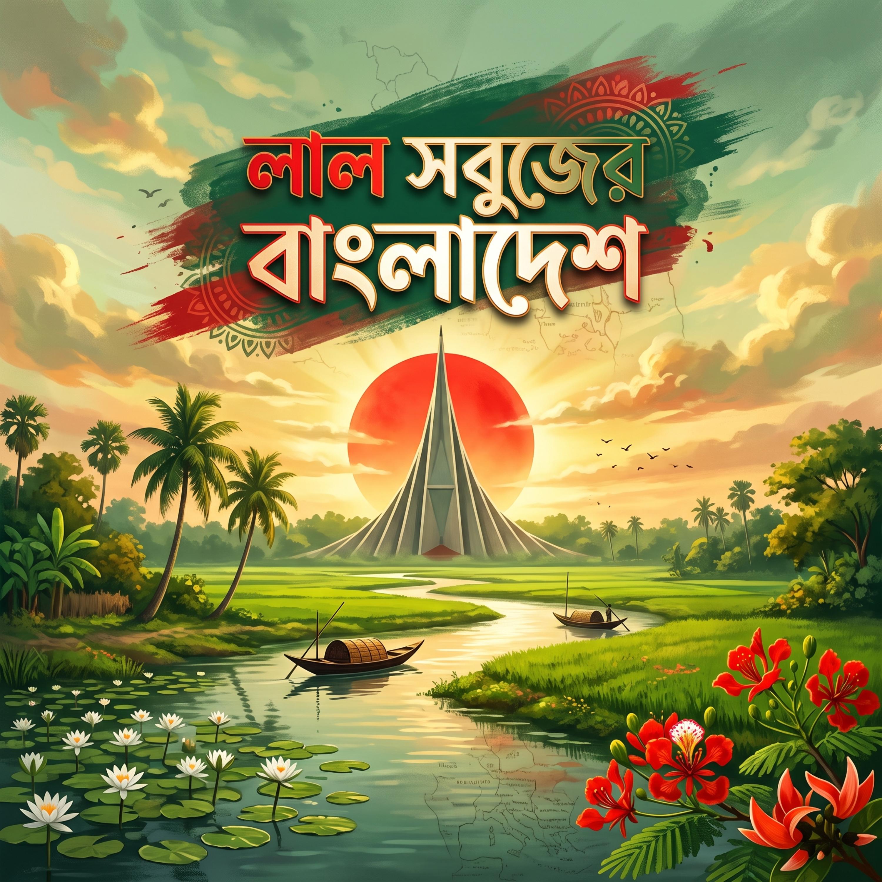 লাল সবুজের বাংলাদেশ | Lal Sobujer Bangladesh by Ananya Sharma cover art
