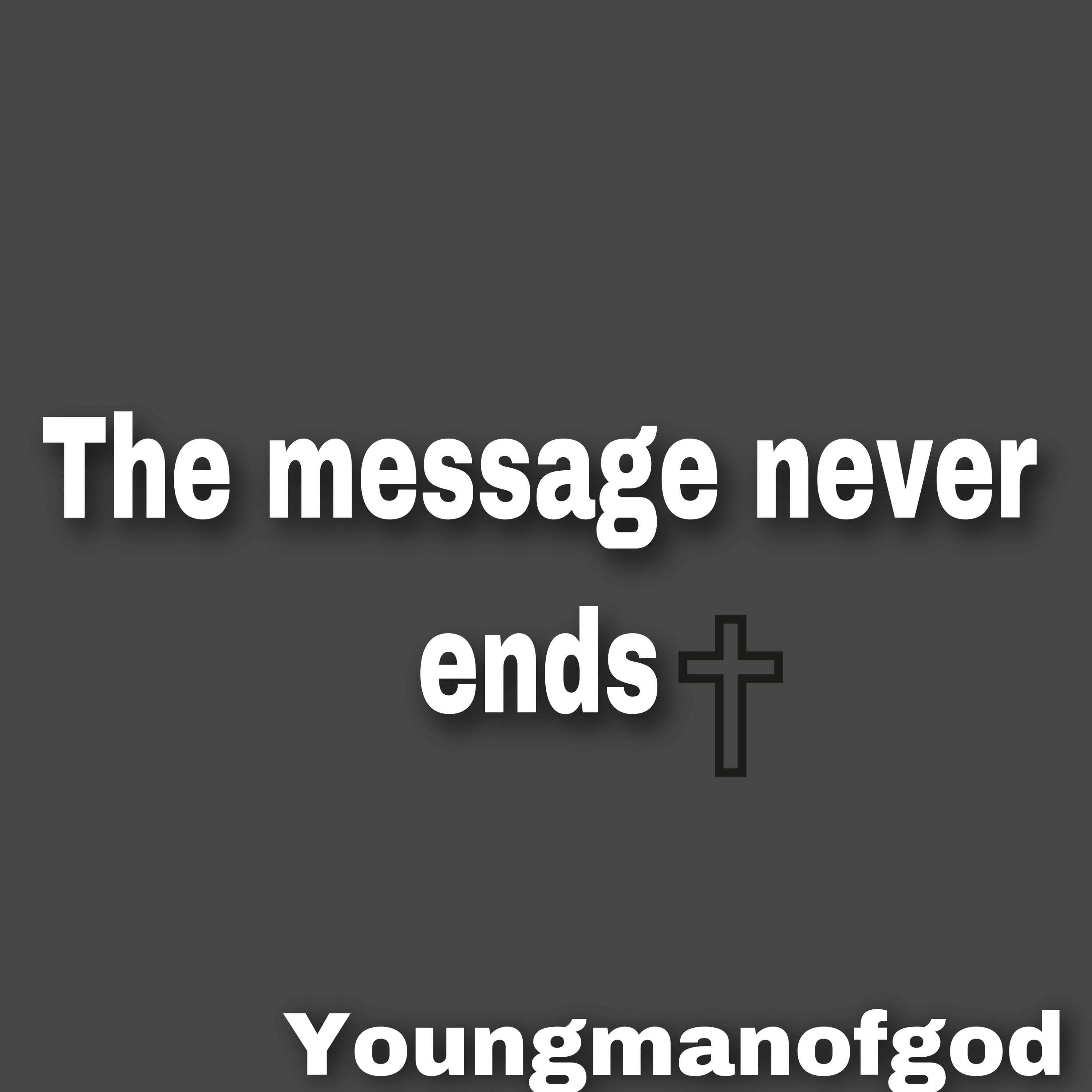 The Message Never Ends artwork