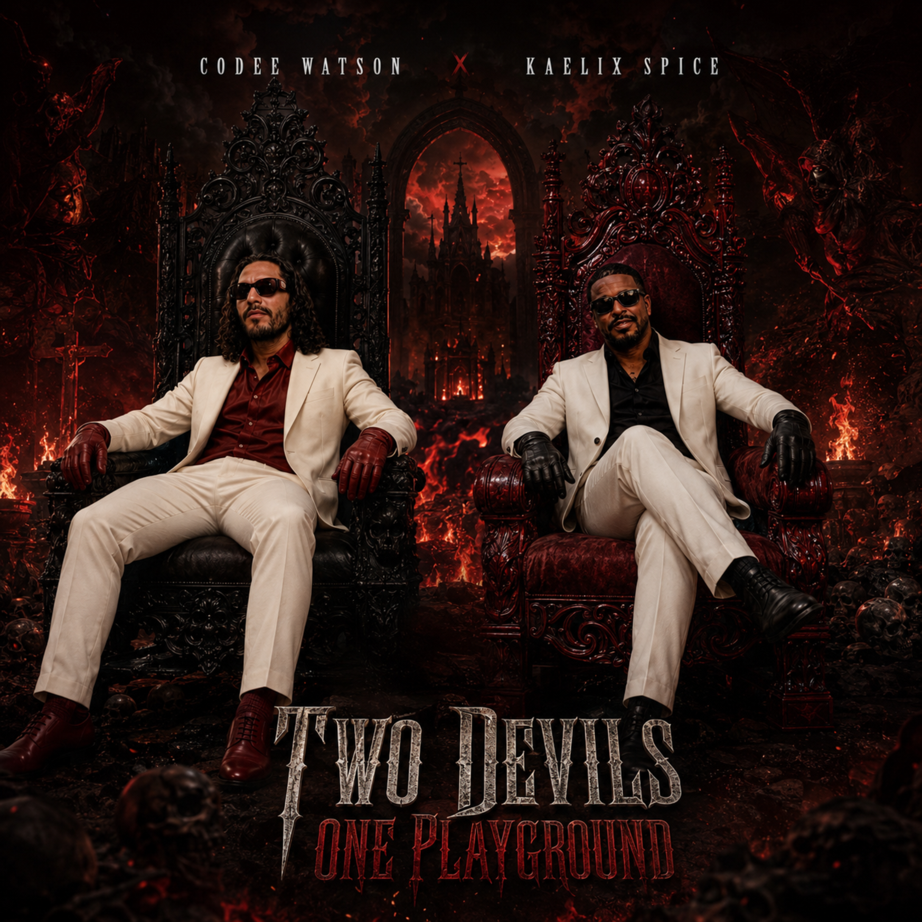 Two Devils One Playground by Codee Watson cover art