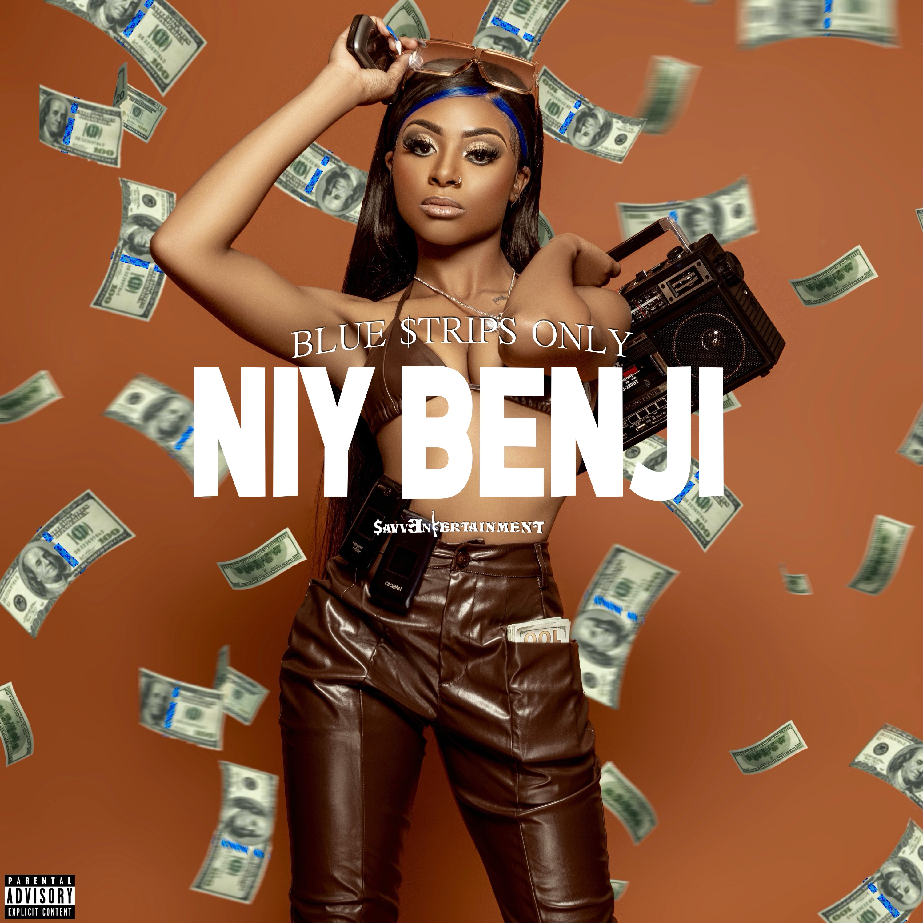 Blue Strips Only (EP) by Niy Benji cover art