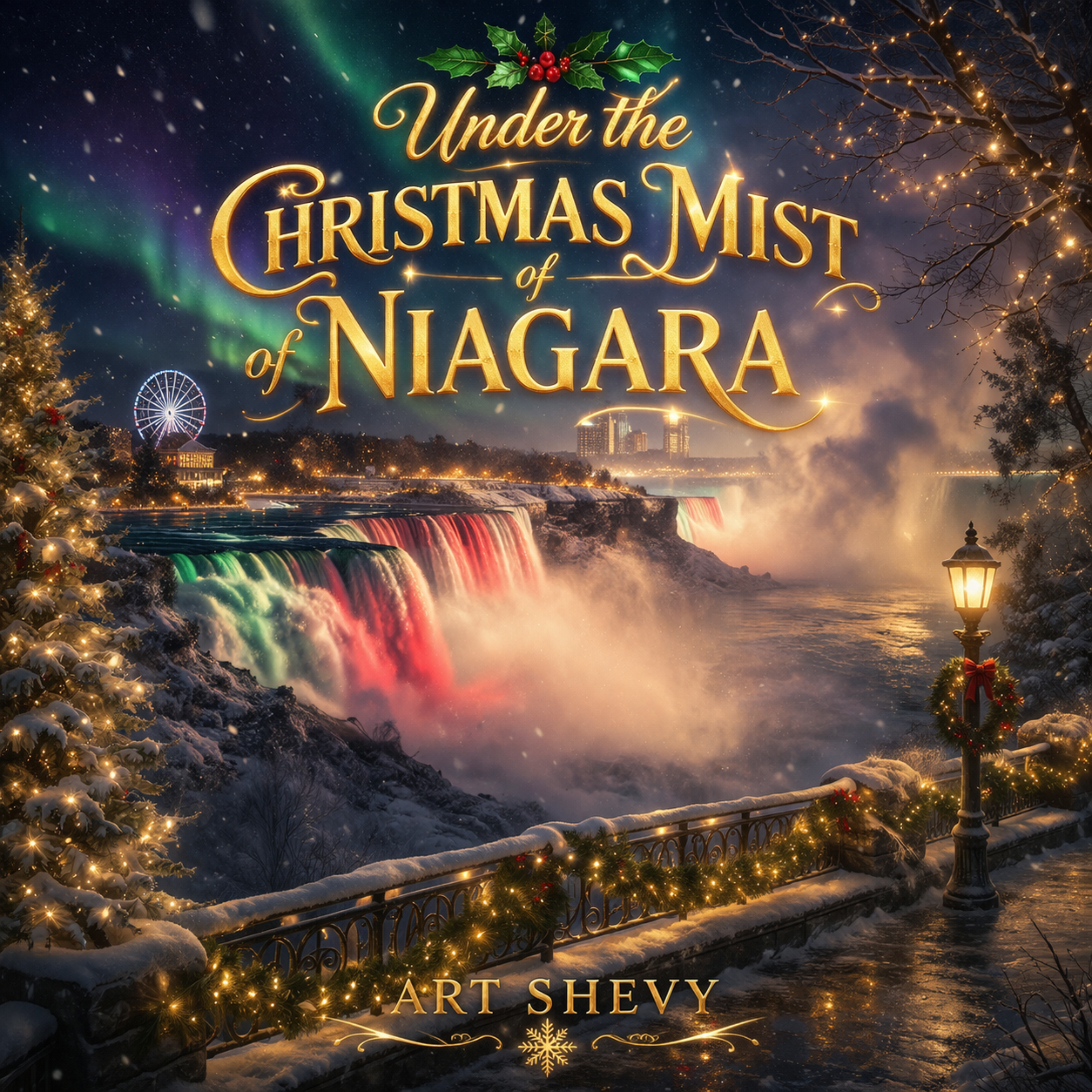 Under The Christmas Mist Of Niagara artwork