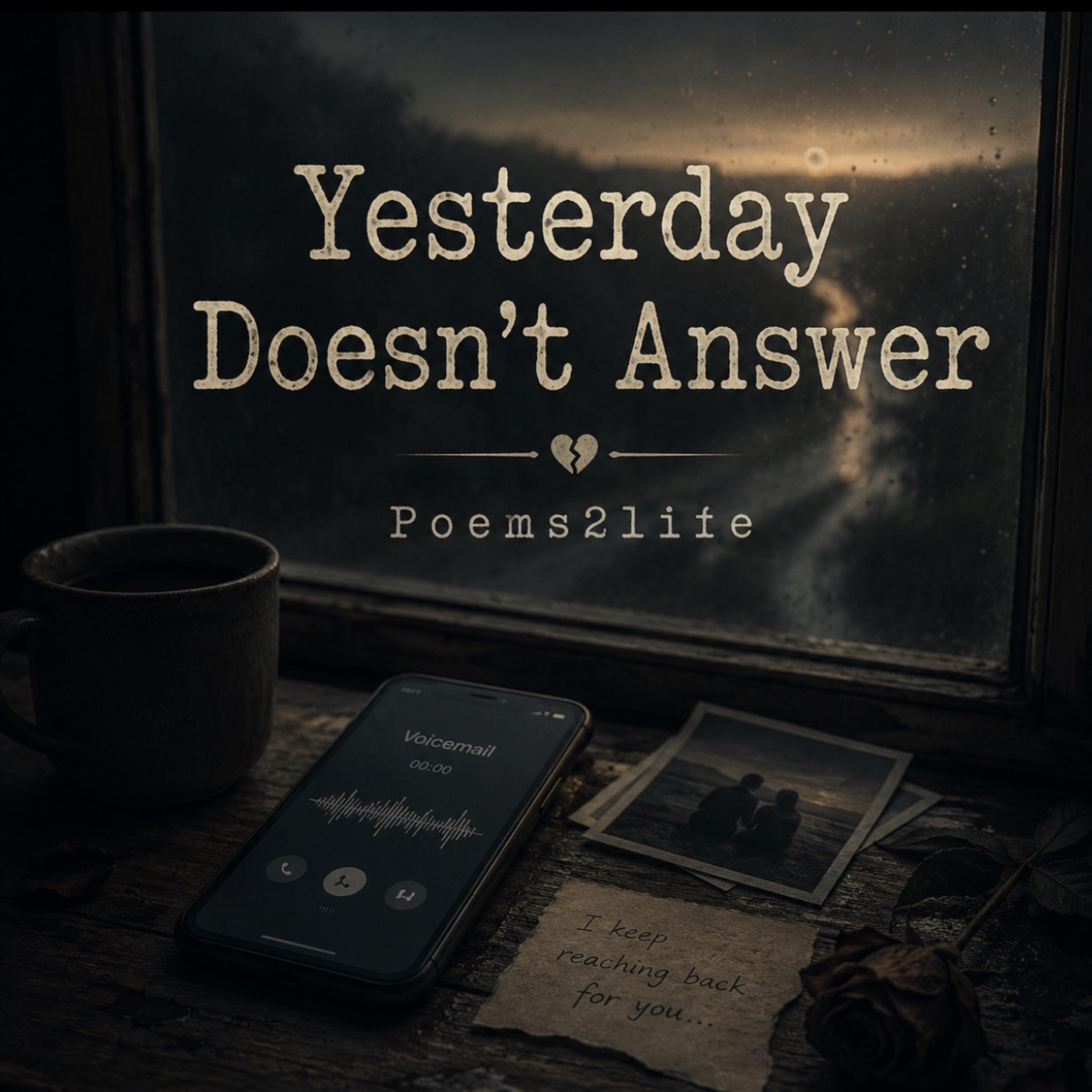 Yesterday Doesn’t Answer by poems2life cover art