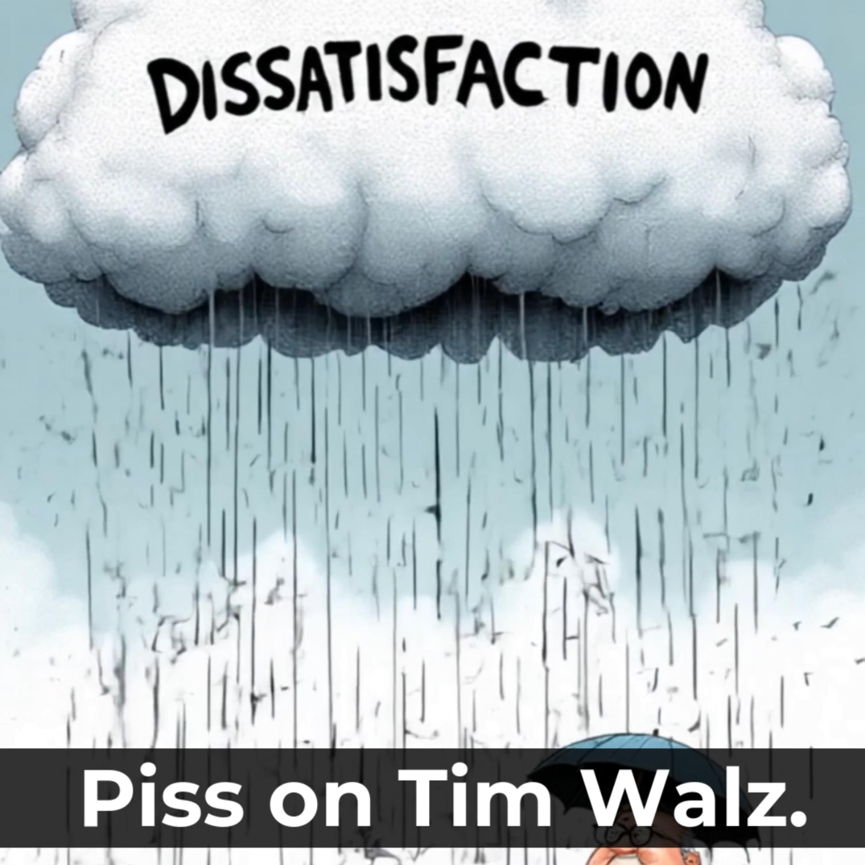 Piss On Tim Walz artwork