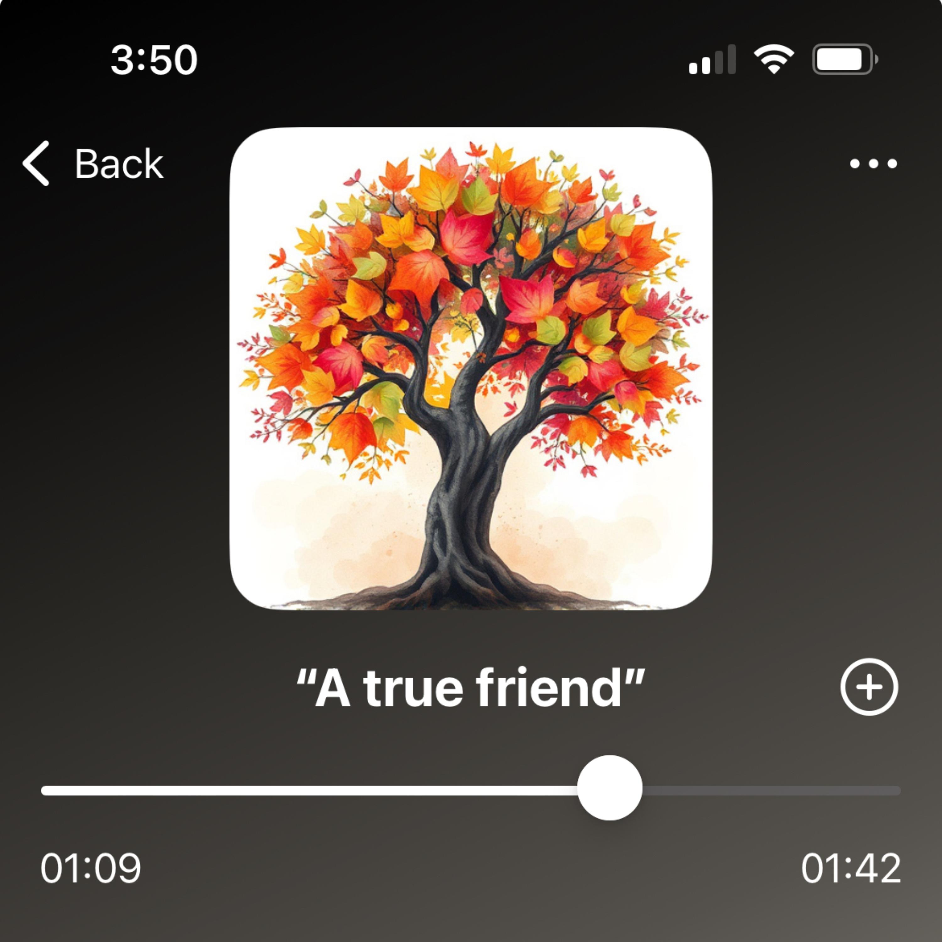 A true friend artwork