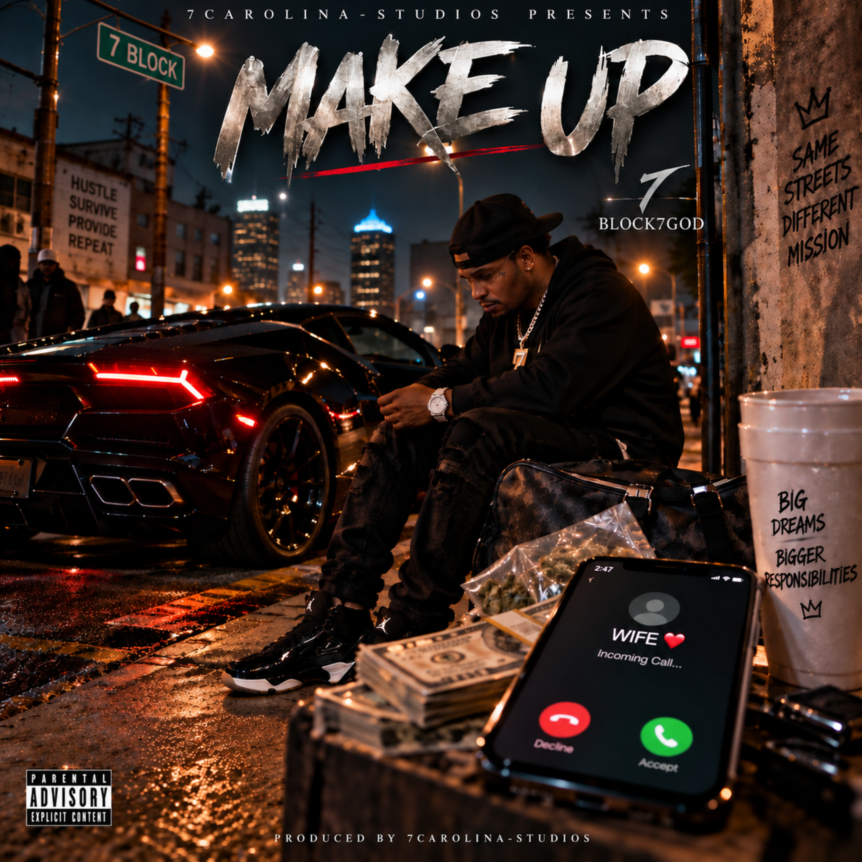 MAKE UP. by 7 THE SEVENBLOCKGOD cover art