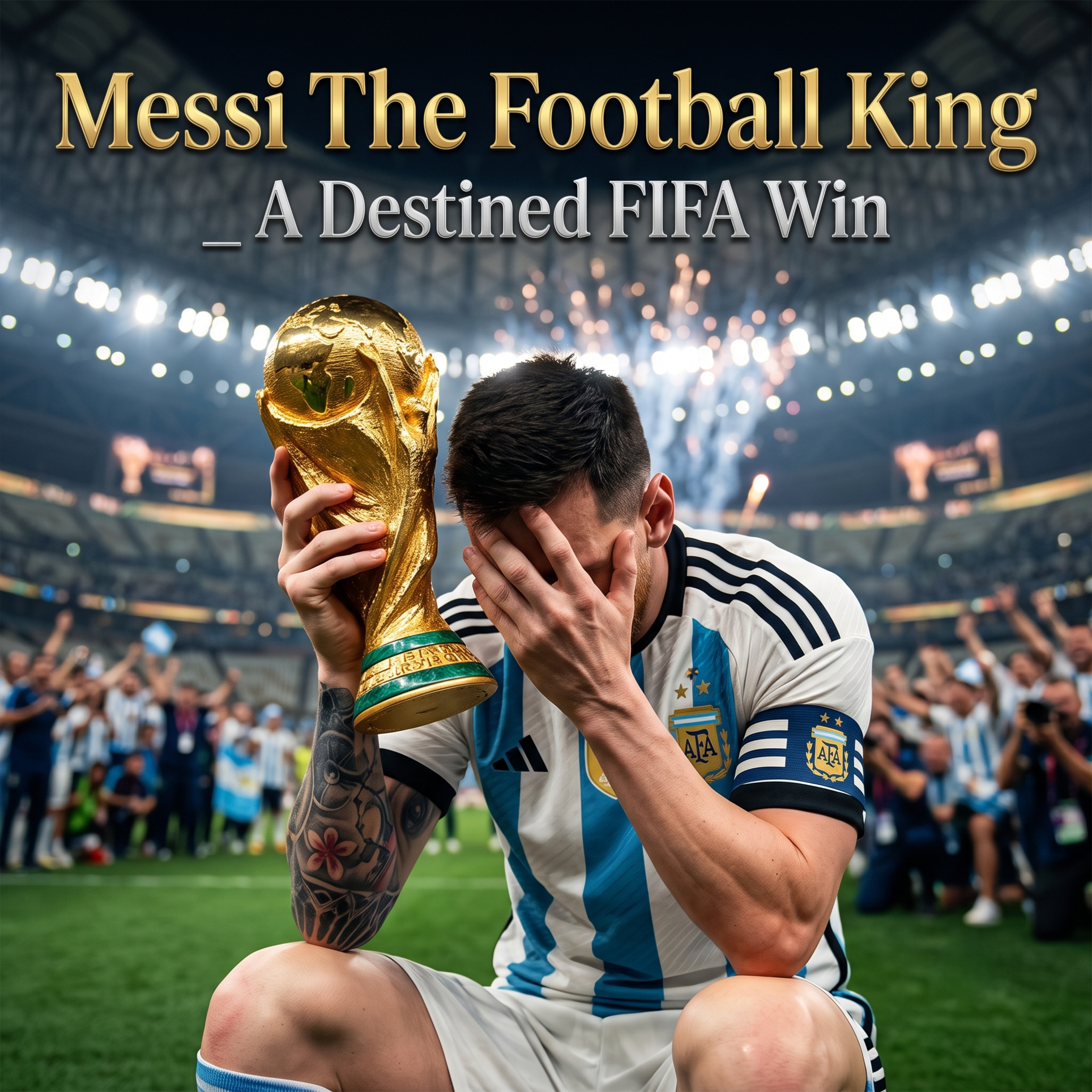 Messi The Football King _ A Destined FIFA Win by Ananya Sharma cover art