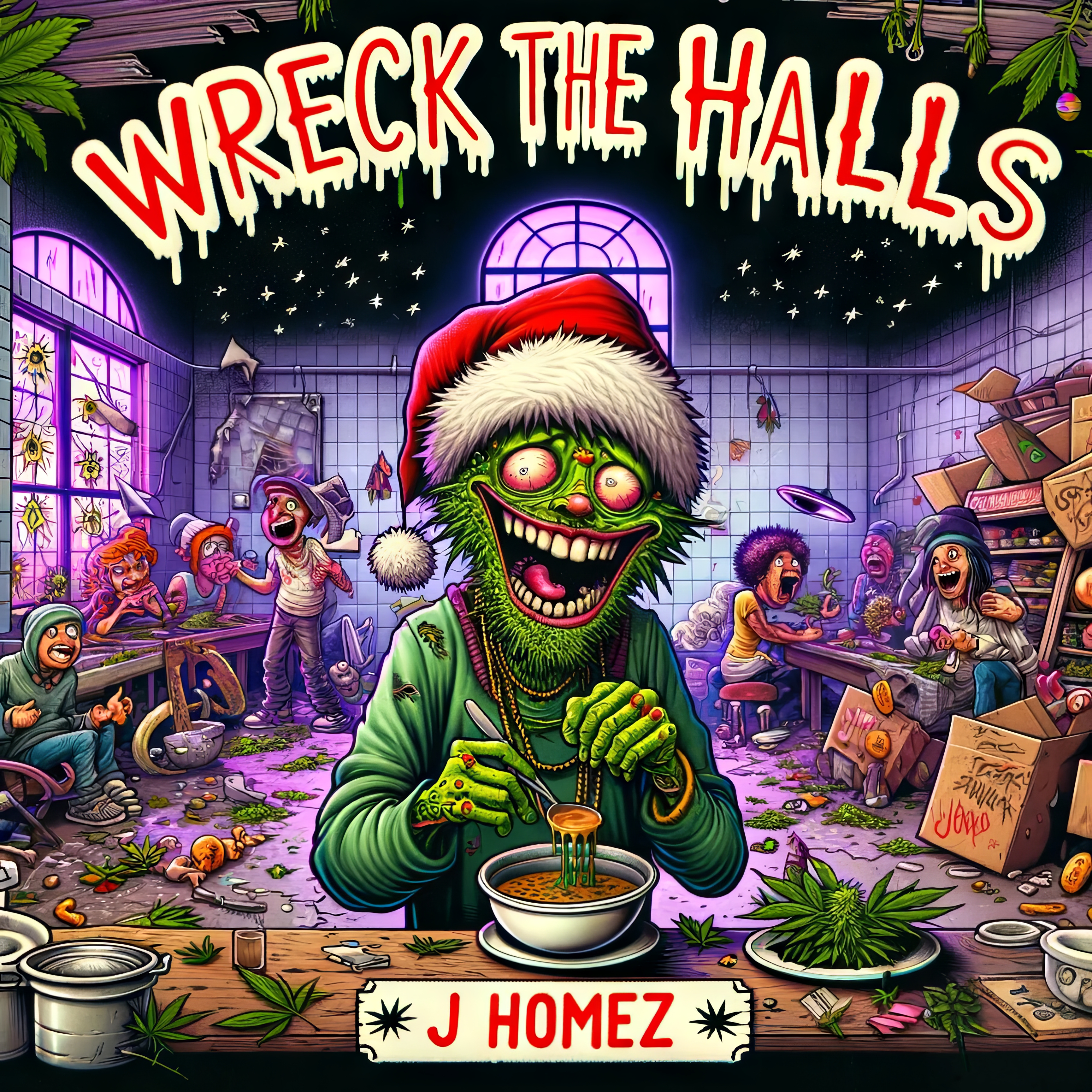 Wreck The Halls artwork