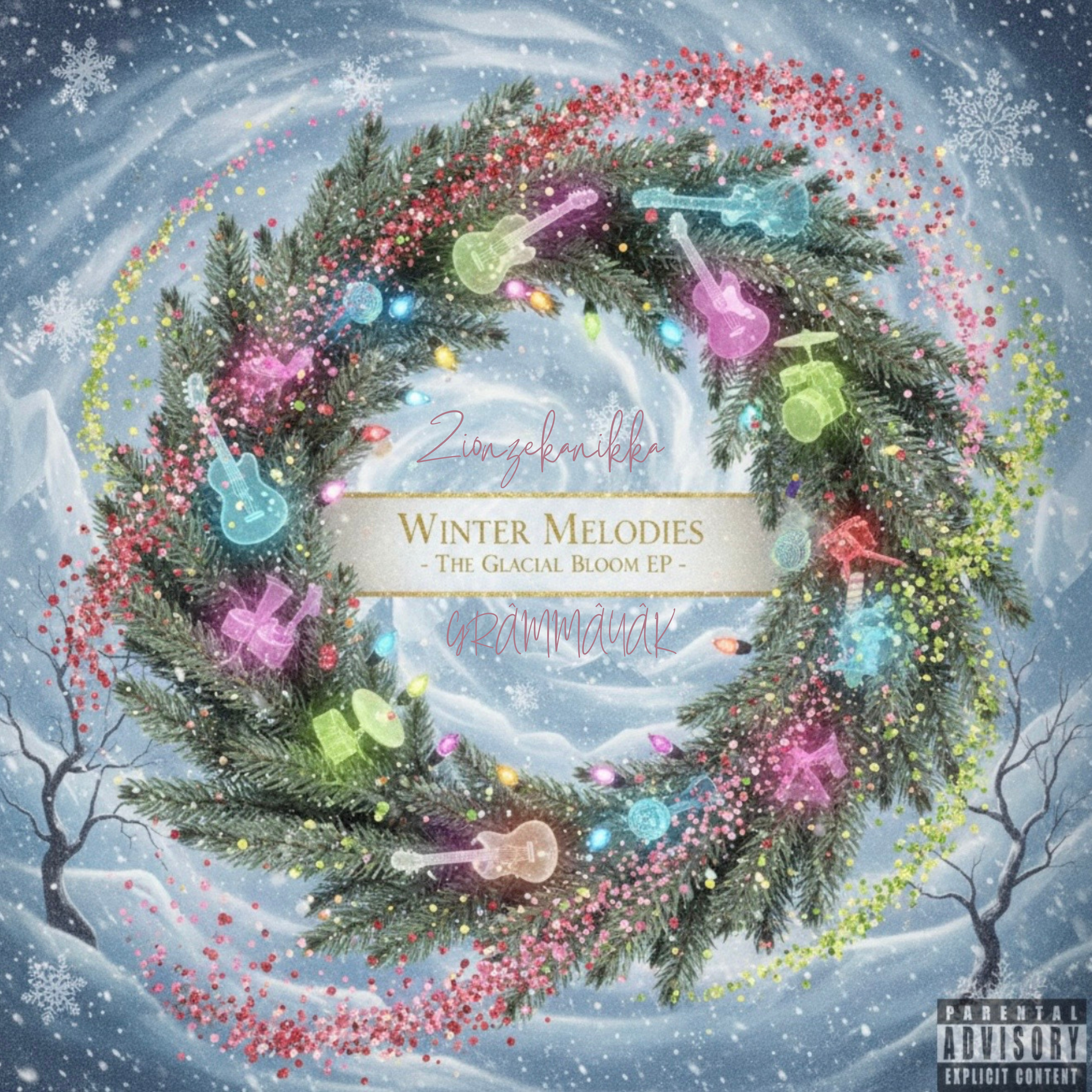Winter Melodies: The Glacial Bloom artwork