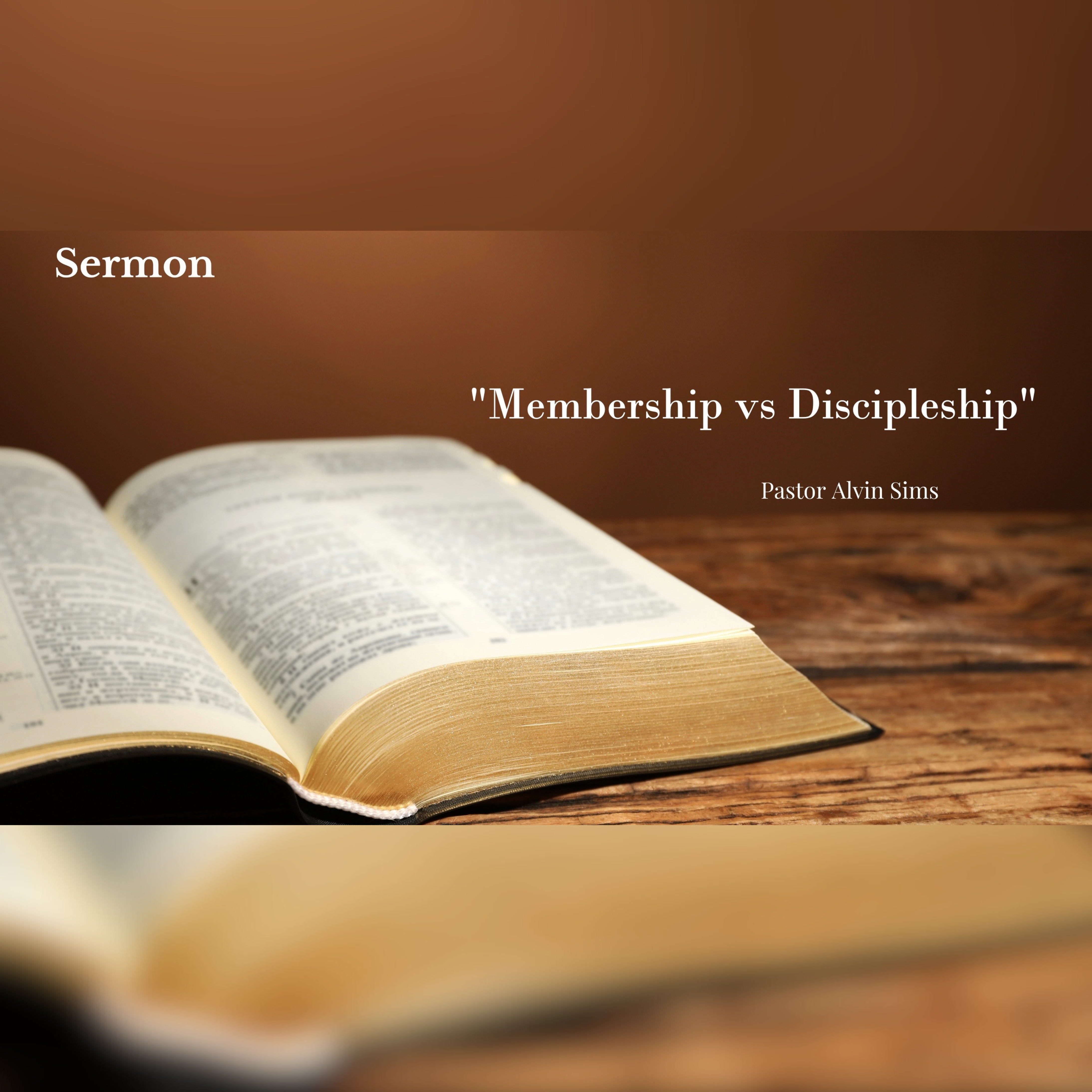 Membership vs Discipleship artwork