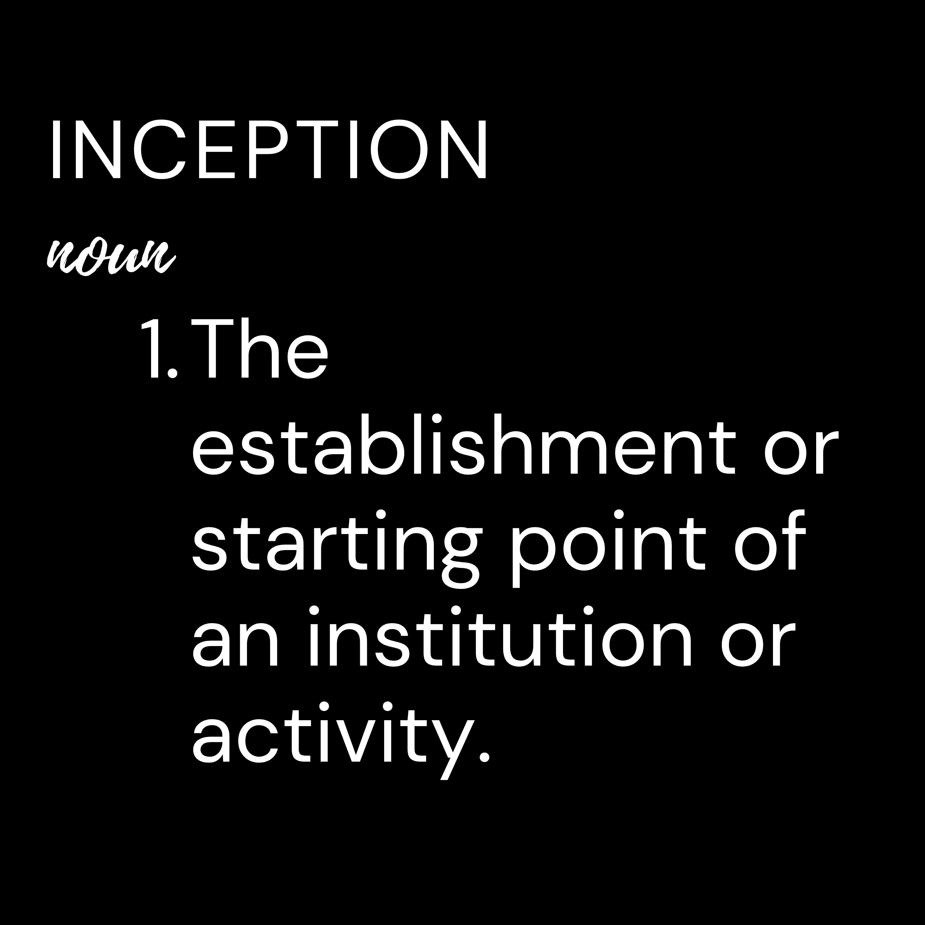 Inception artwork