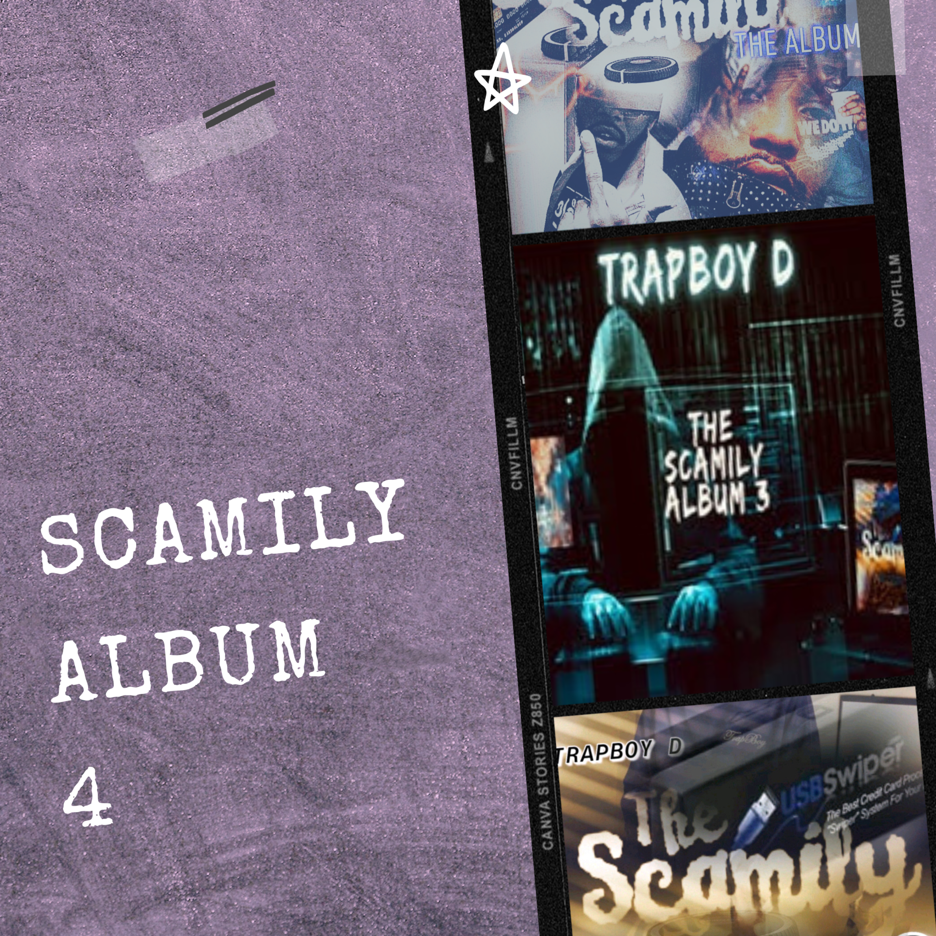 THE SCAMILY ALBUM 4 SIDE B artwork