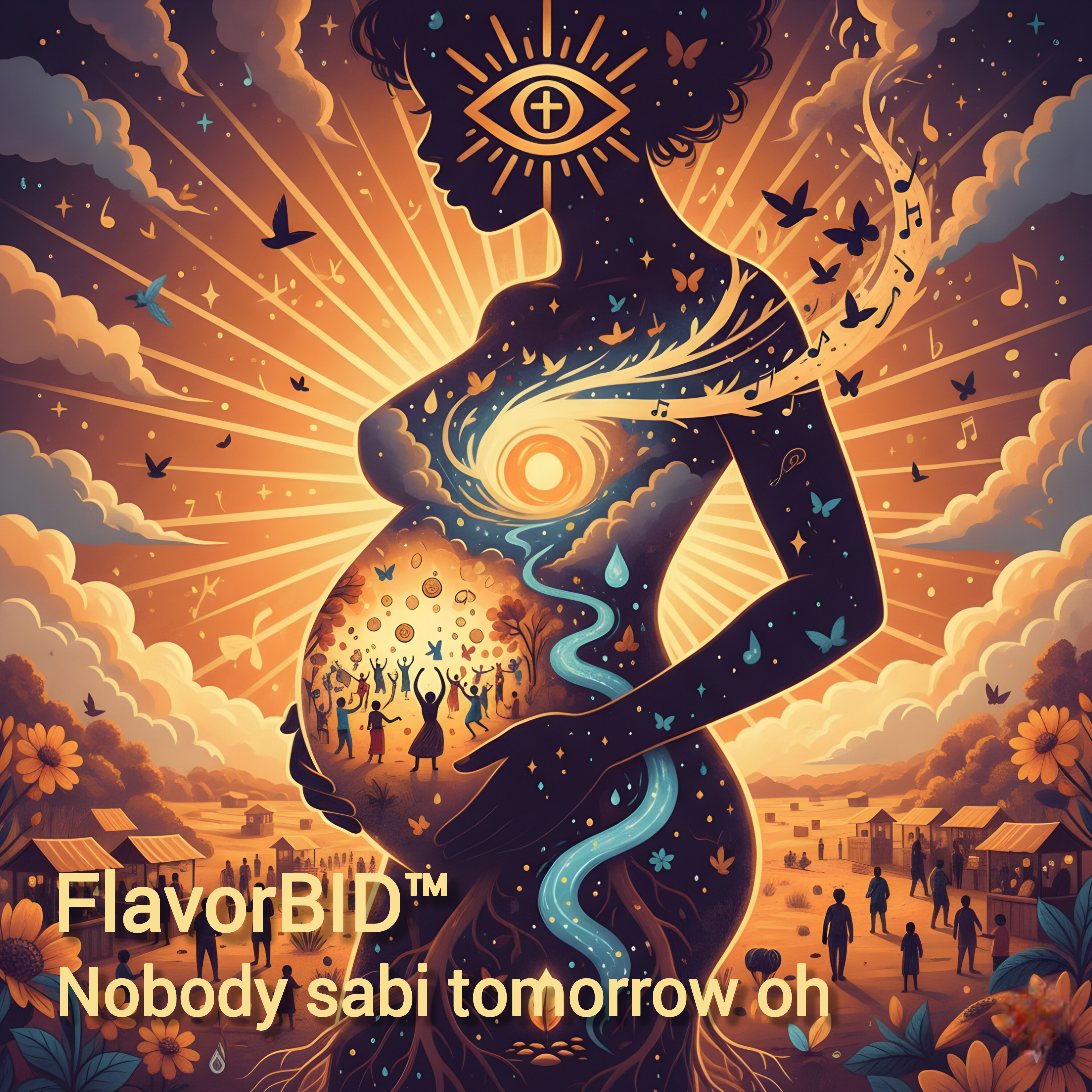 Nobody sabi tomorrow oh artwork