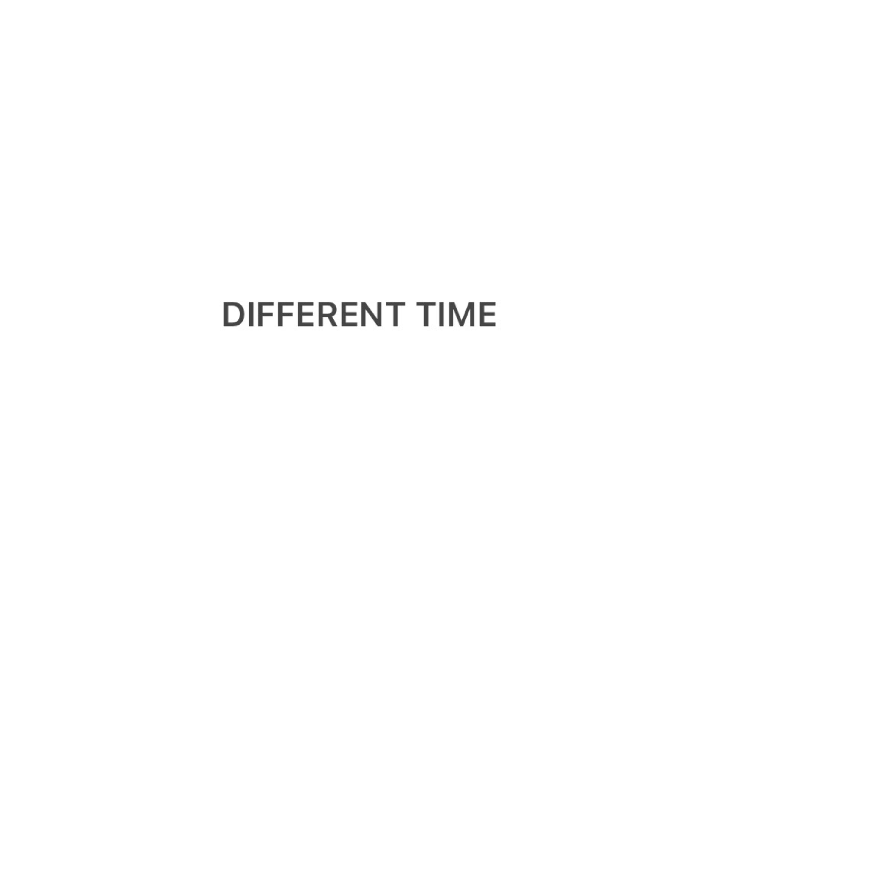 DIFFERENT TIME artwork