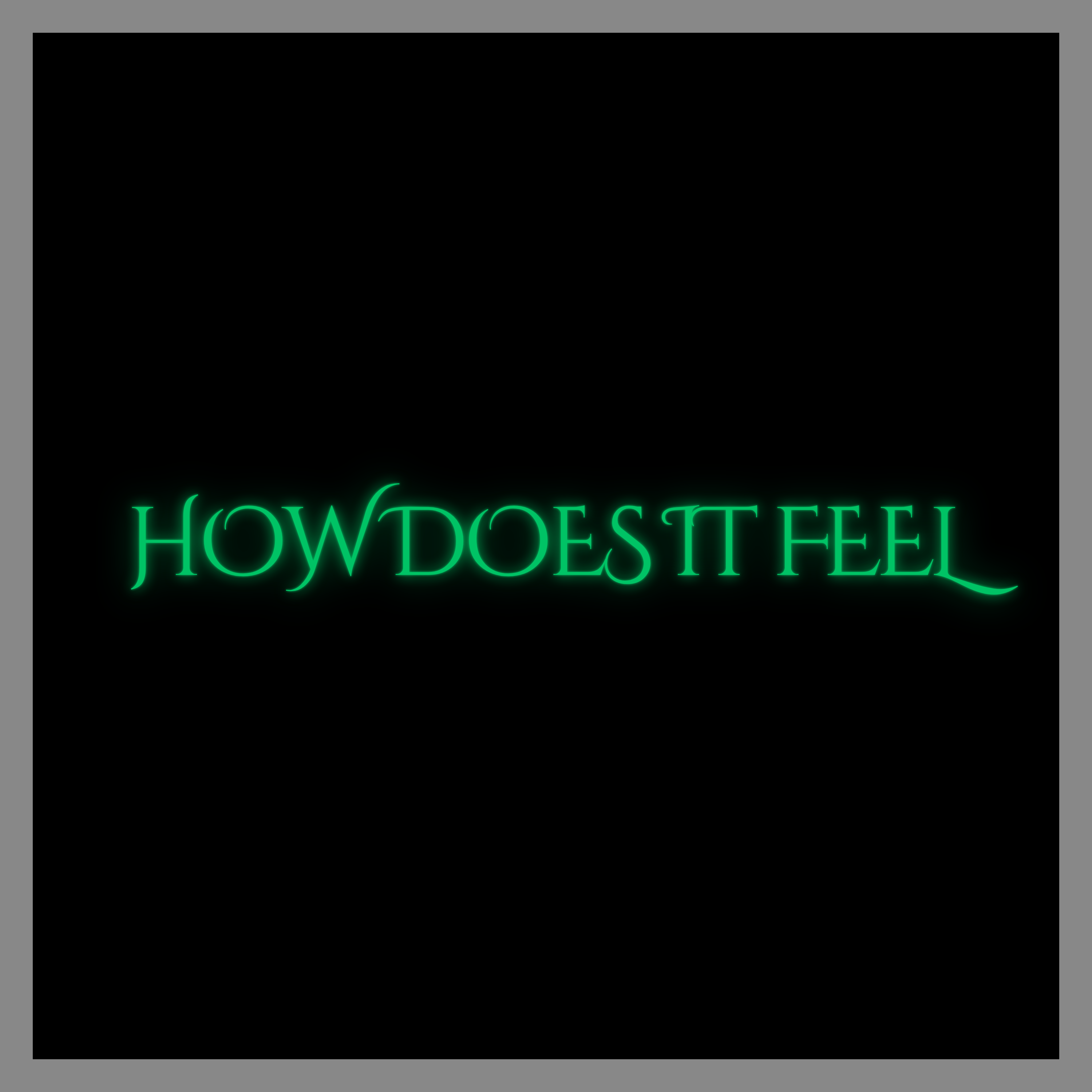 How does it feel (nightcore) artwork