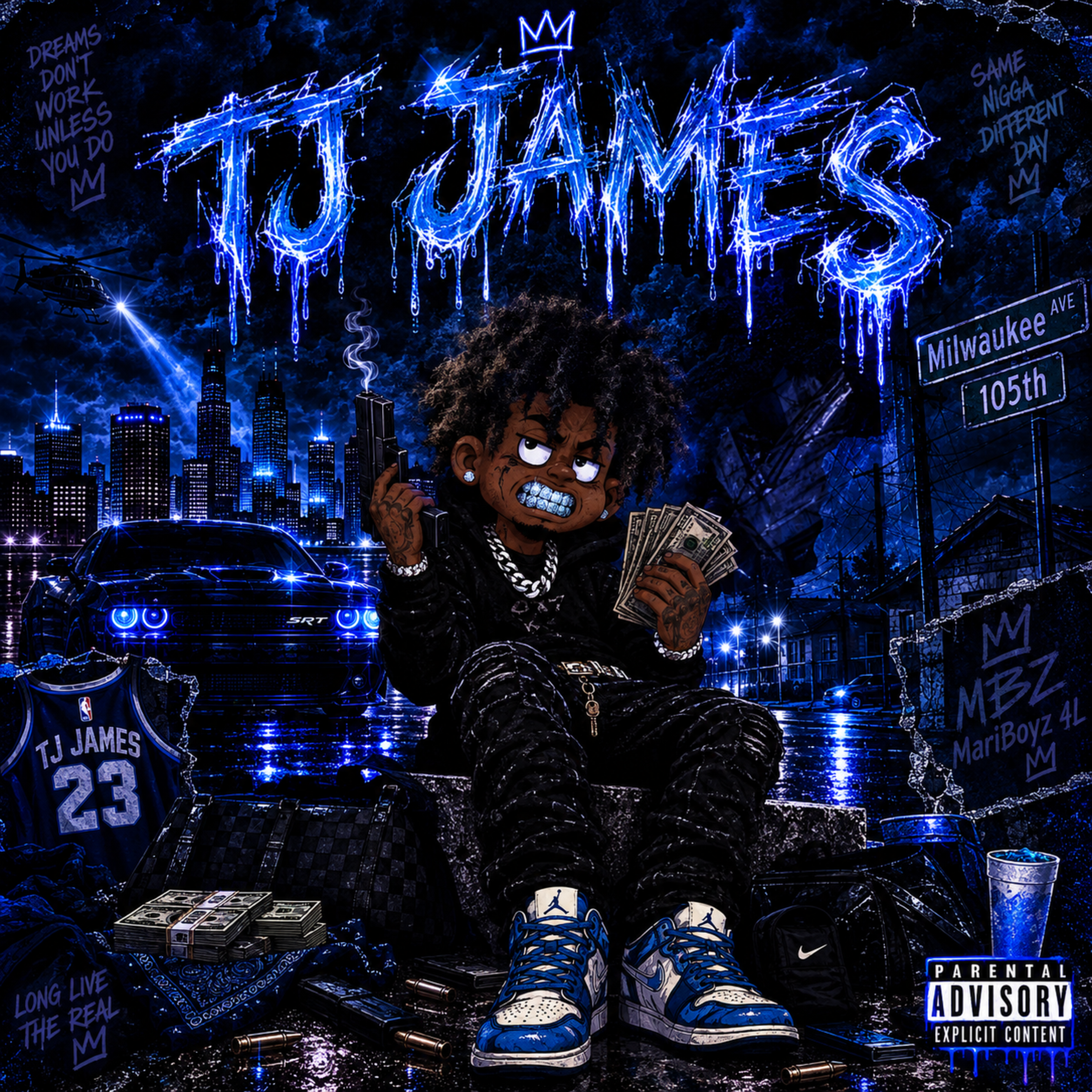 Tj James by moneyuptodd cover art