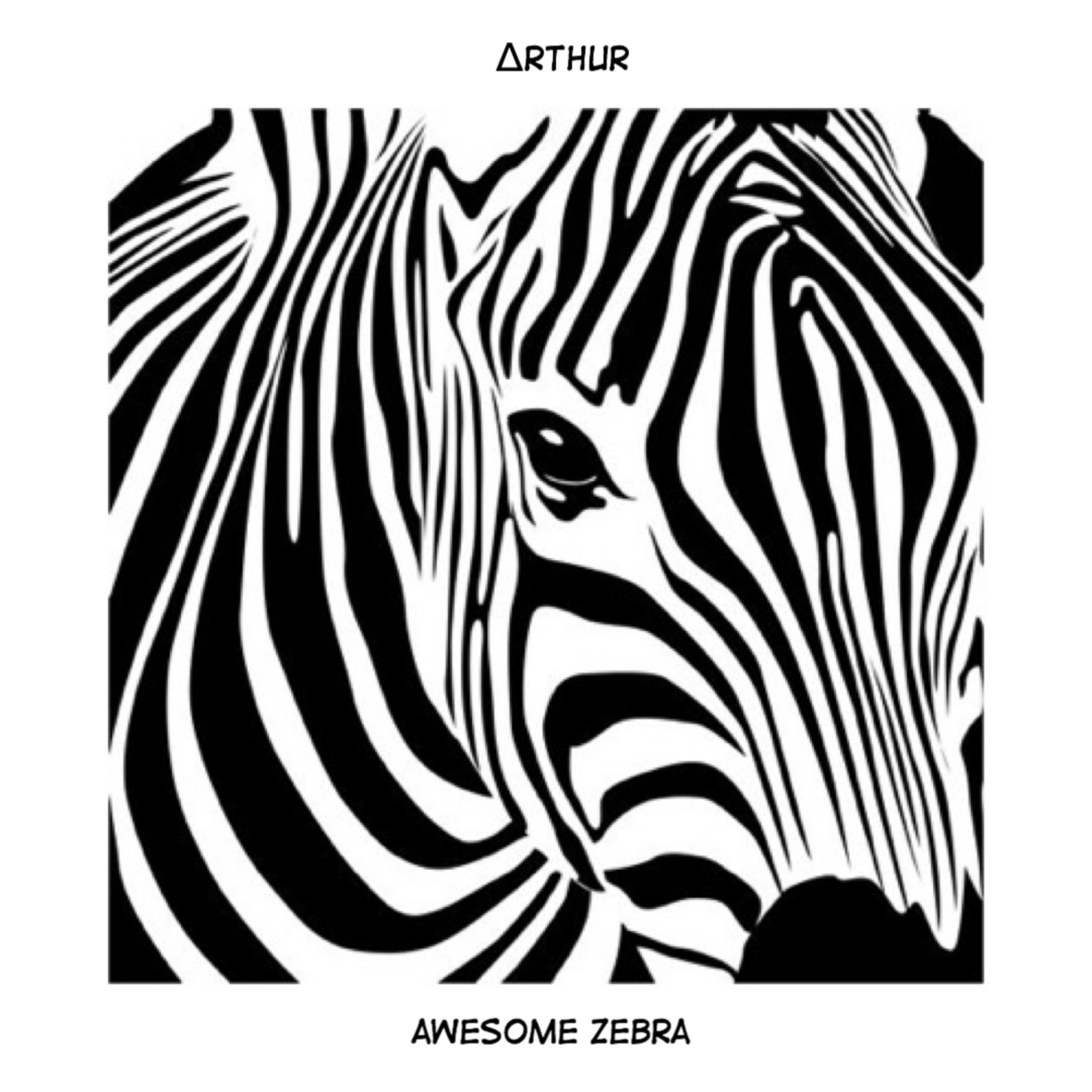 Awesome Zebra artwork