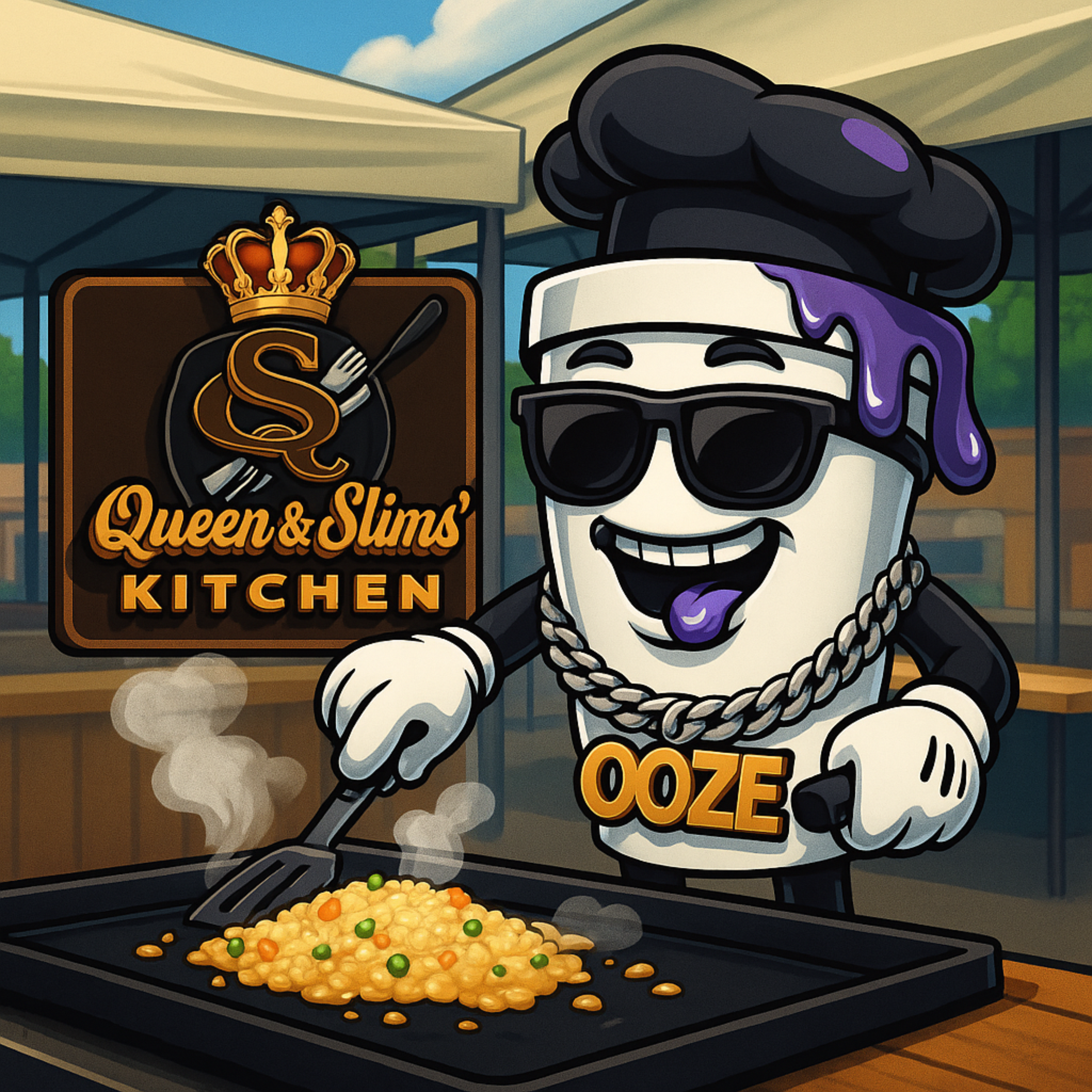 Queen and Slims Kitchen artwork