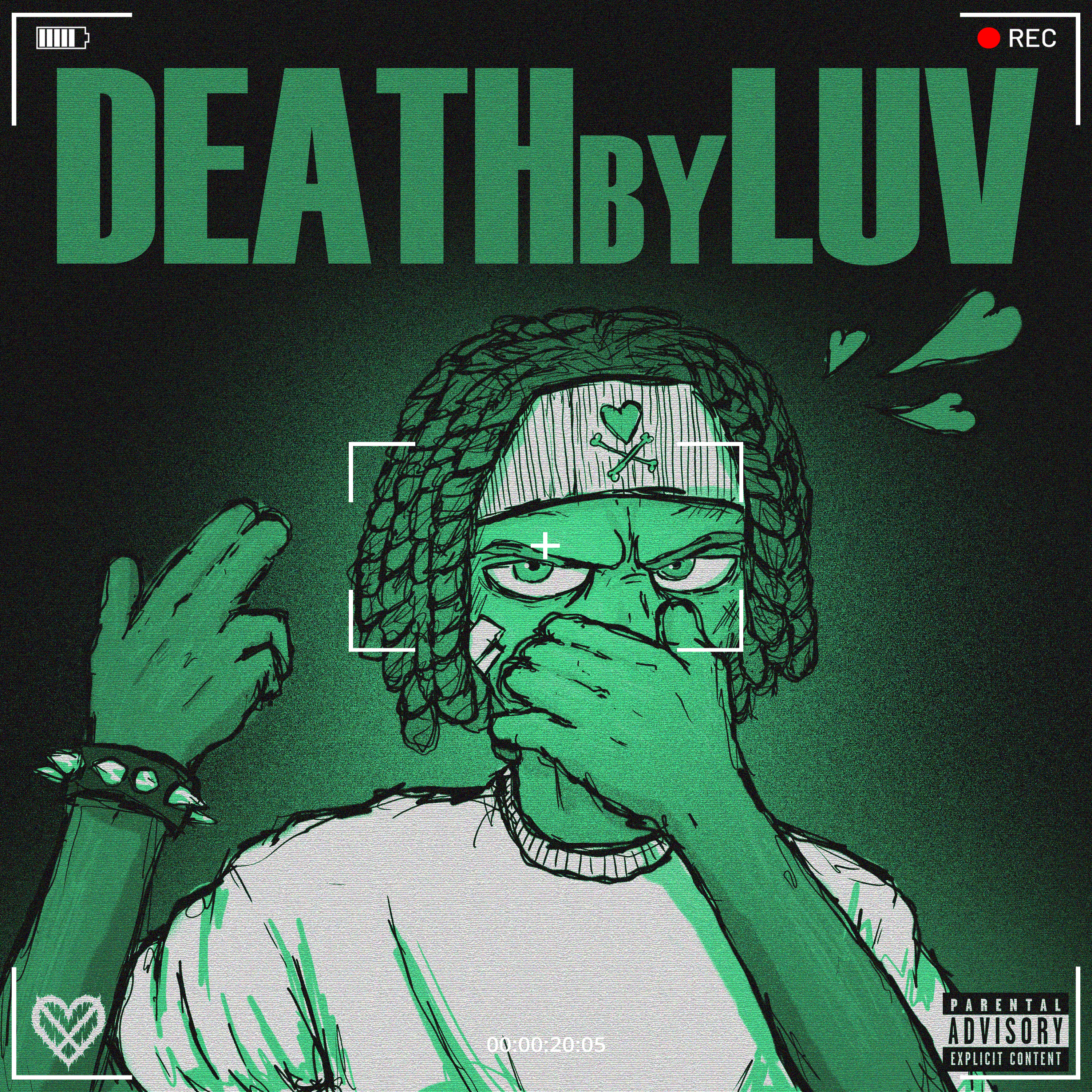 #DEATHBYLUV artwork