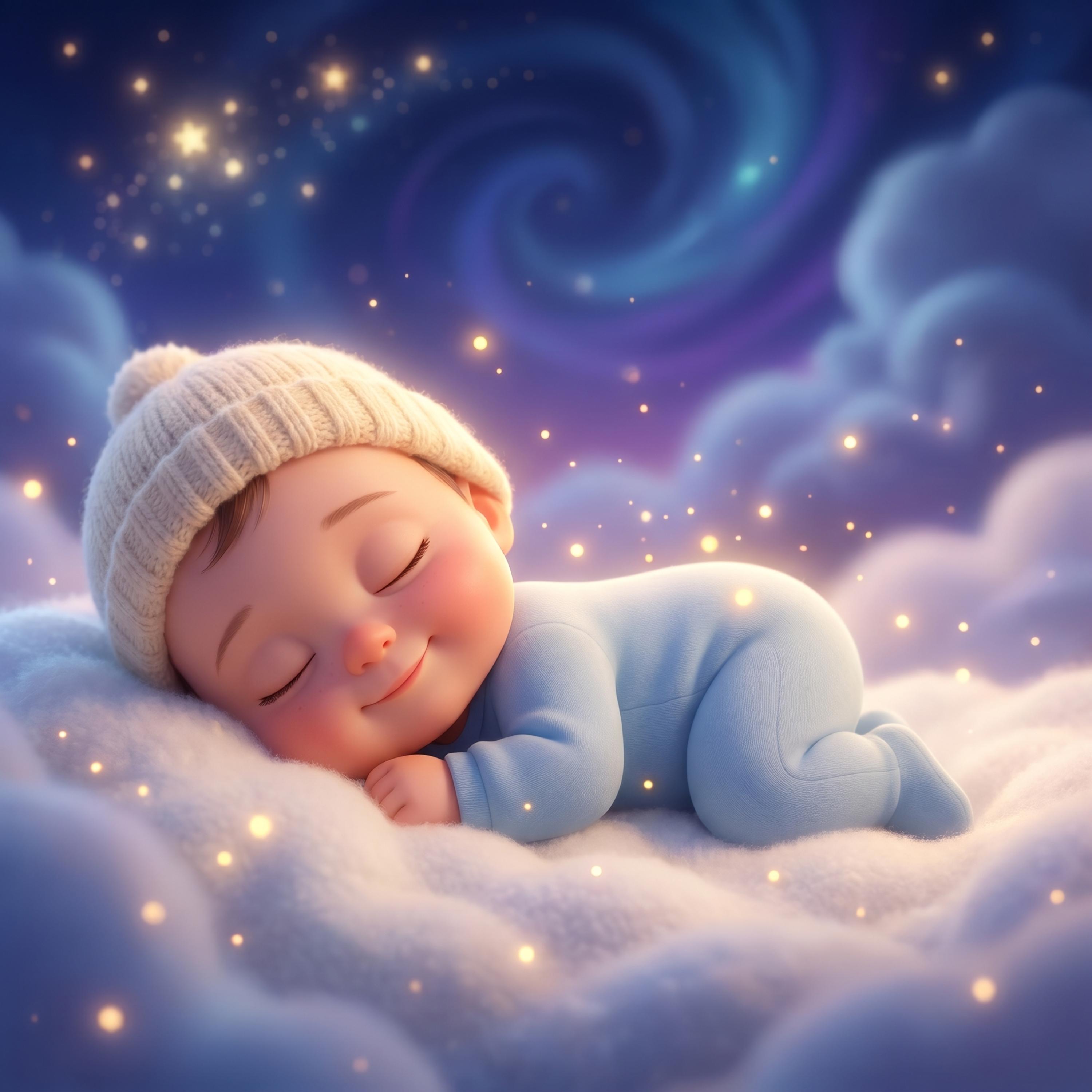 Baby Sleep Lullaby for Gentle Clouds Sueño Profundo Glow artwork