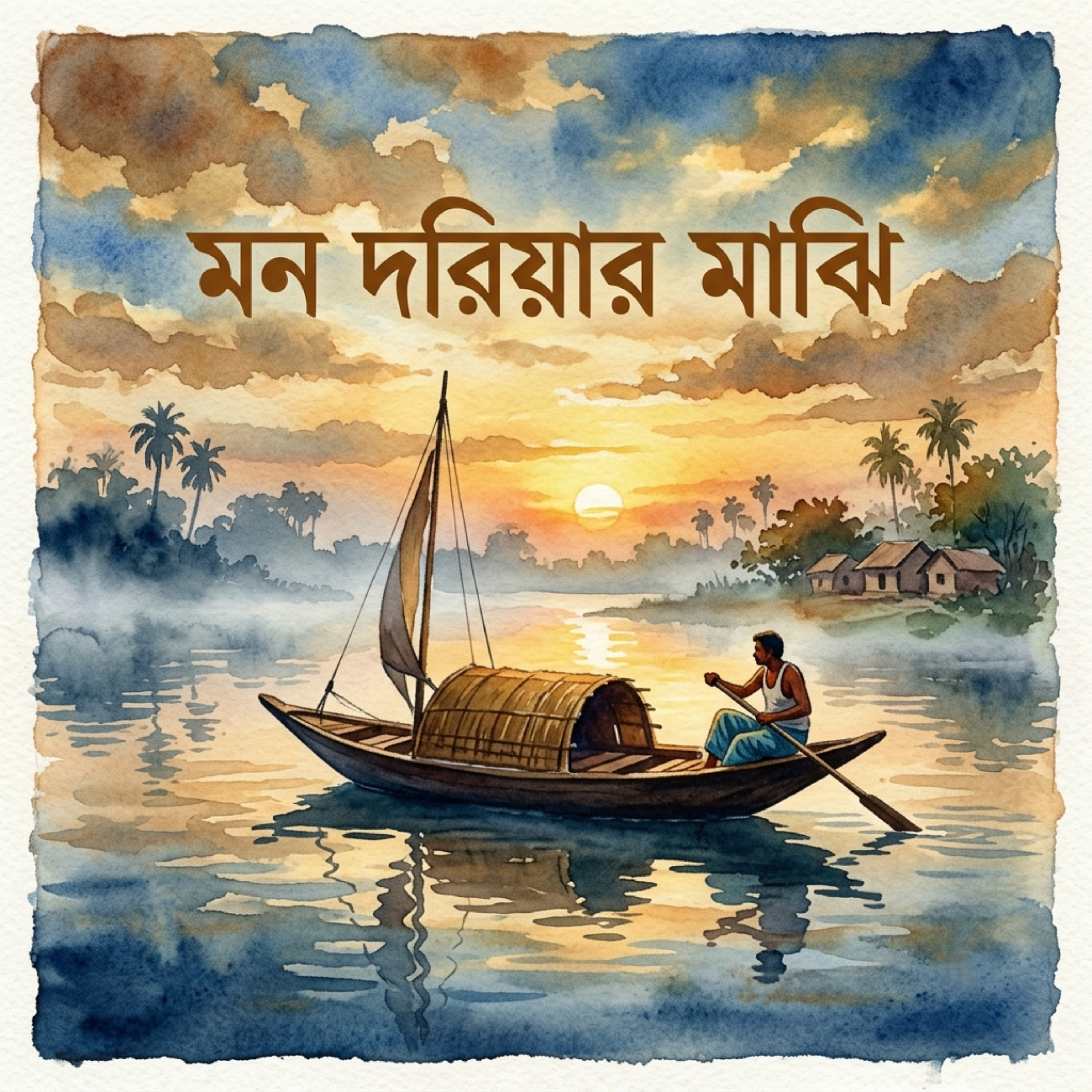 মন দরিয়ার মাঝি (Mon Doriyar Majhi) by Rabiul Karim cover art