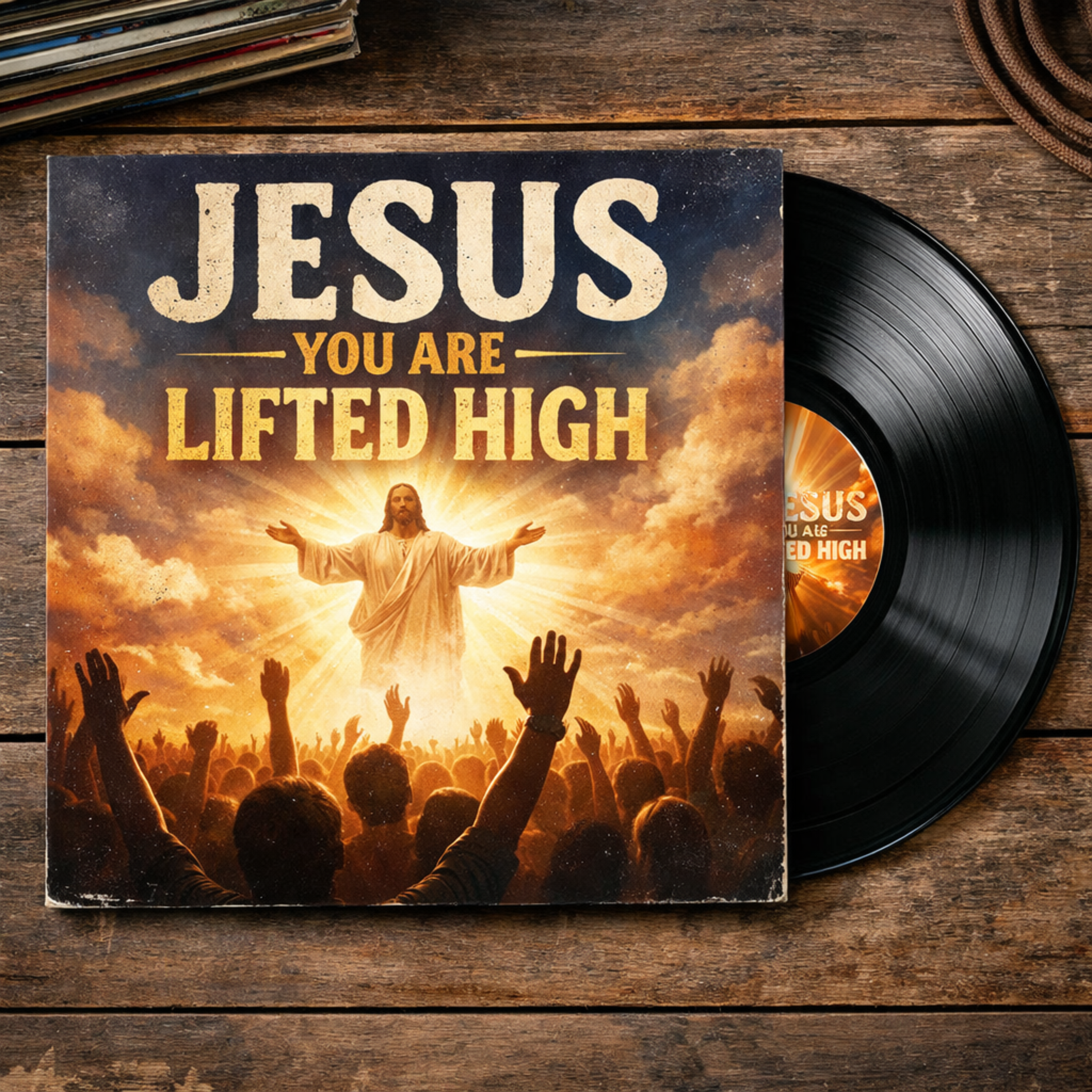 Jesus You Are Lifted High by Mark Francis Posey cover art