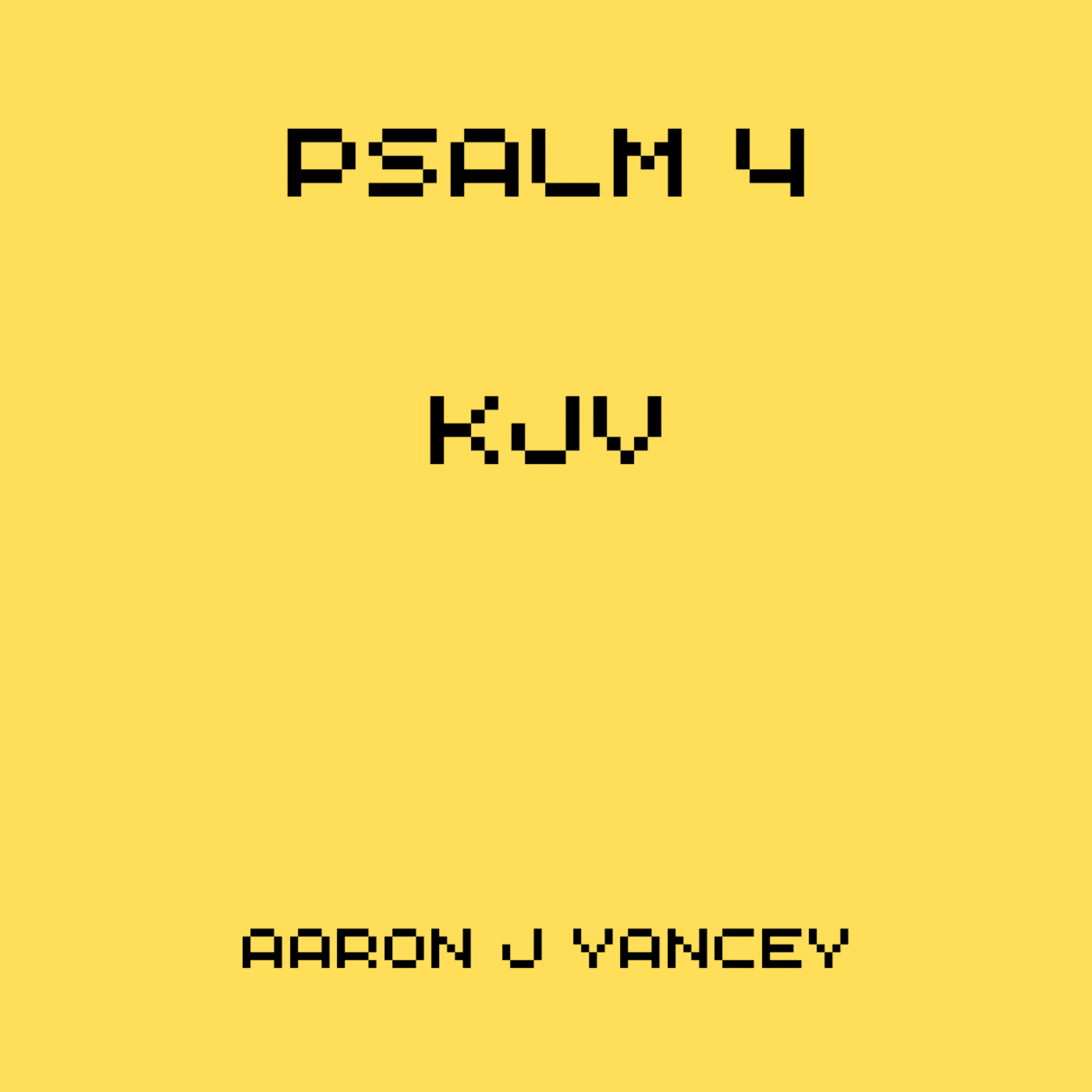 Psalm 4 KJV artwork