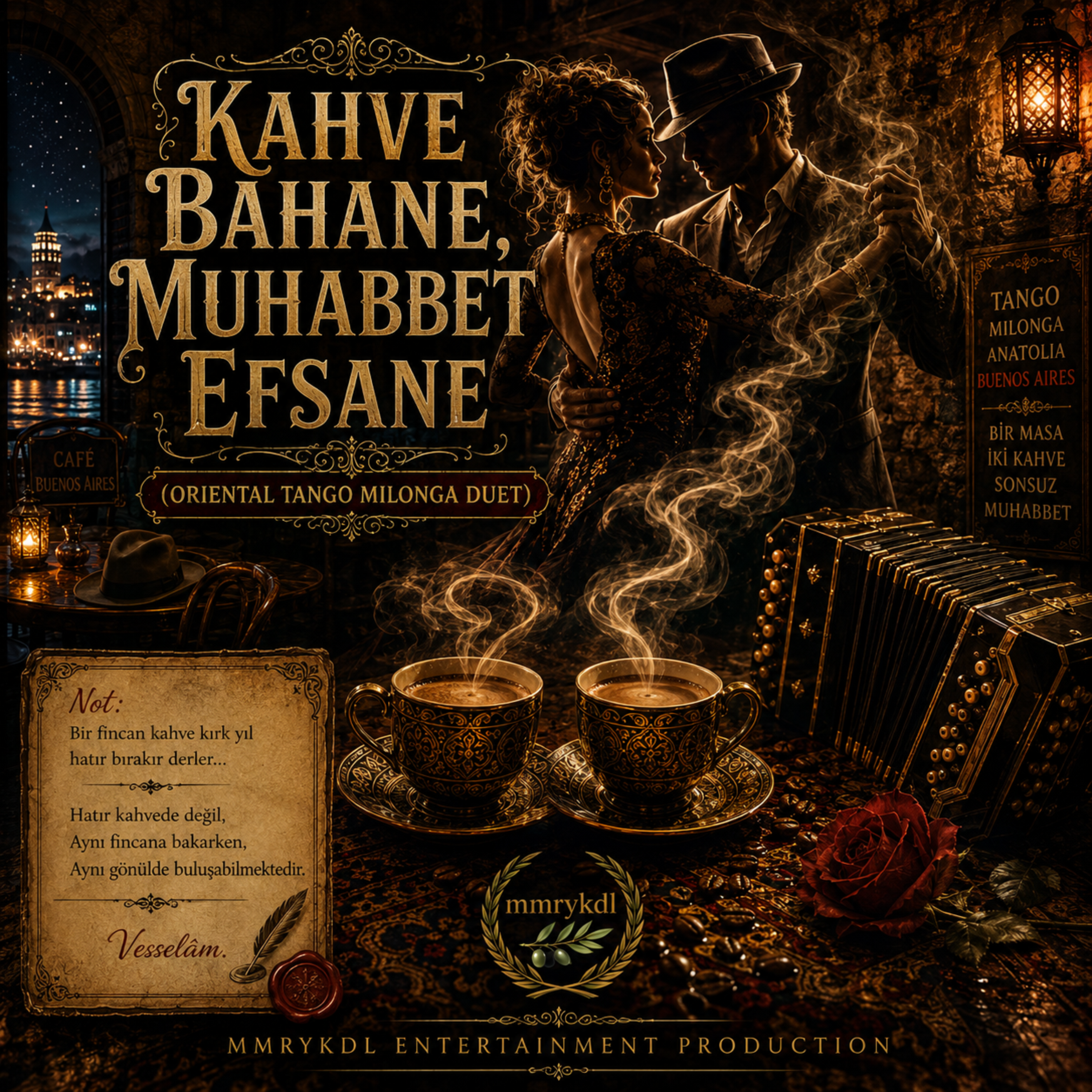 Kahve Bahane, Muhabbet Efsane (Oriental Tango Milonga Duet) by MMRYKDL cover art