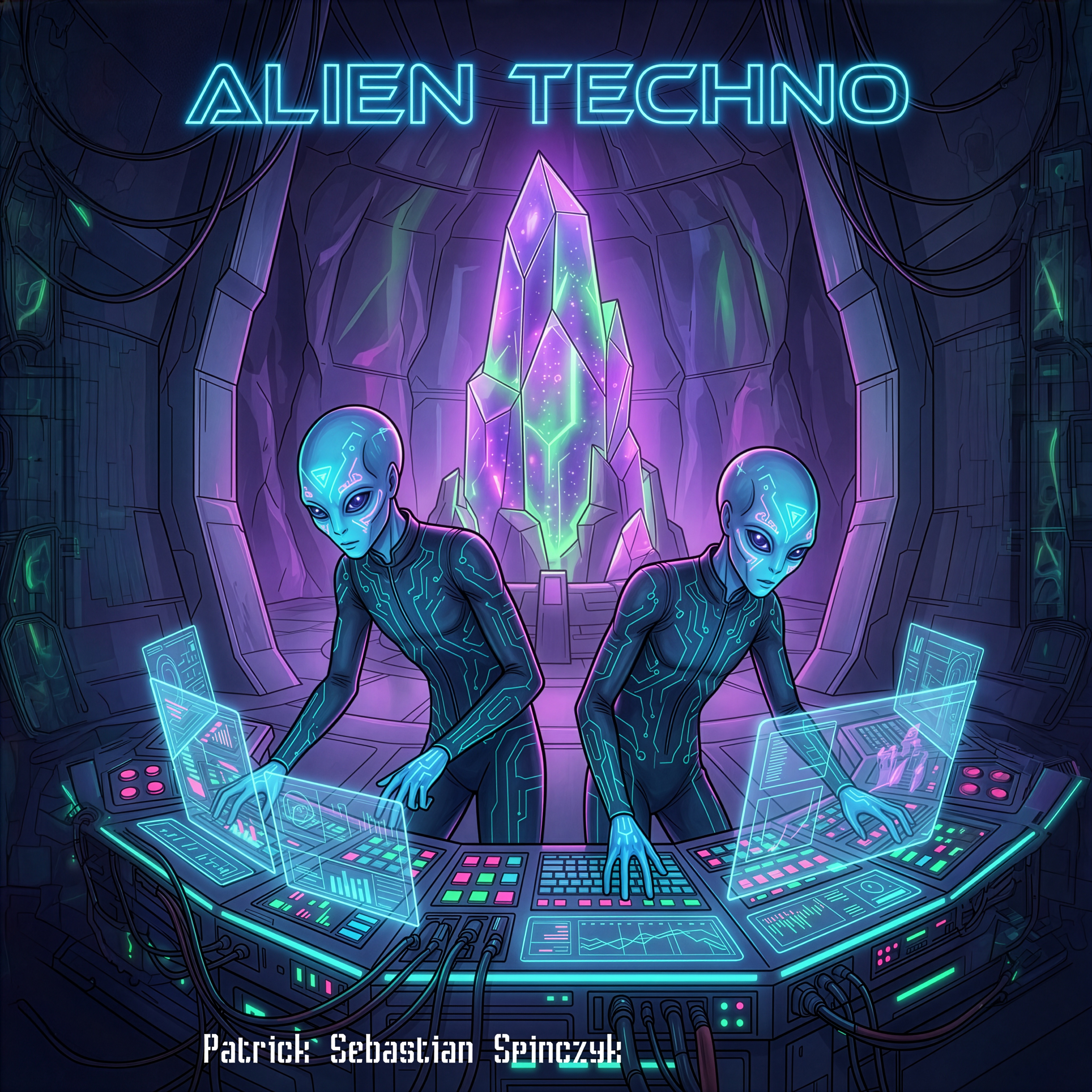 Alien Techno by Patrick Sebastian Spinczyk cover art