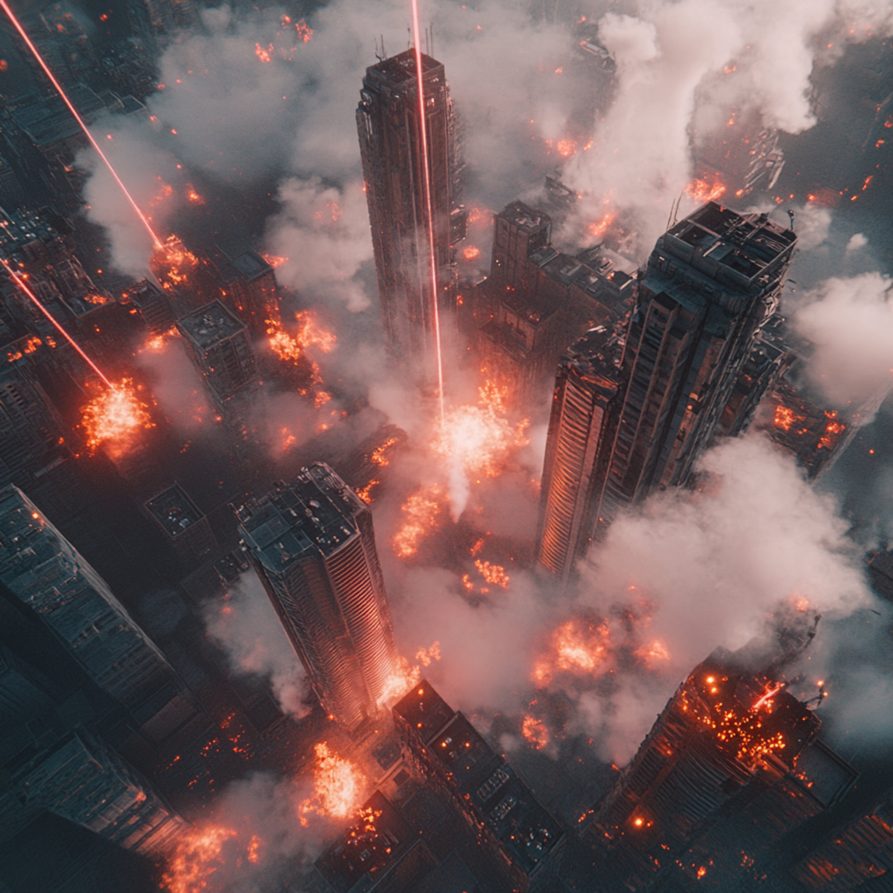 TILTED TOWERS artwork